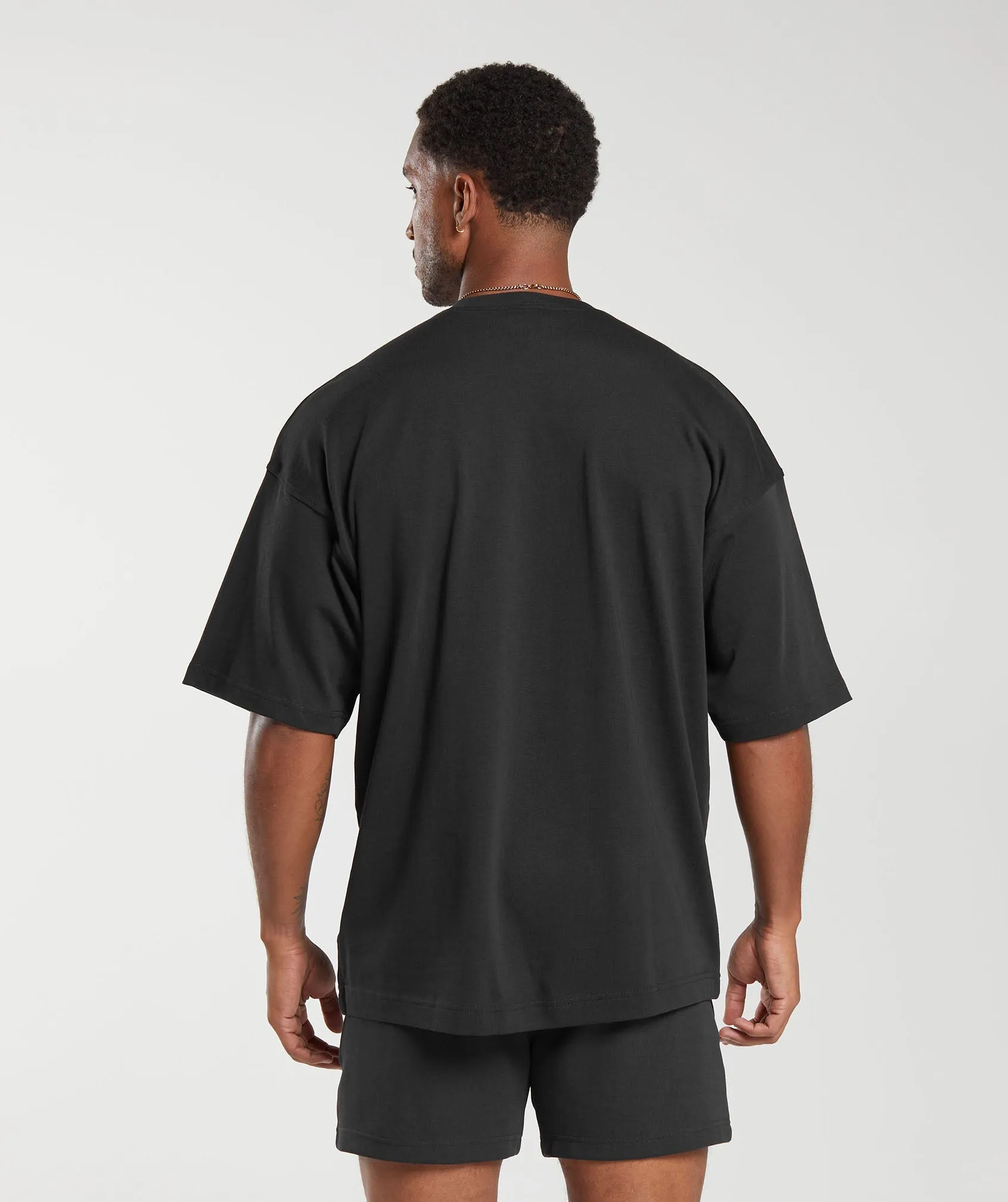 GS x Francis Ngannou Graphic Tee - Black sold by Gymshark product image thumbnail 3