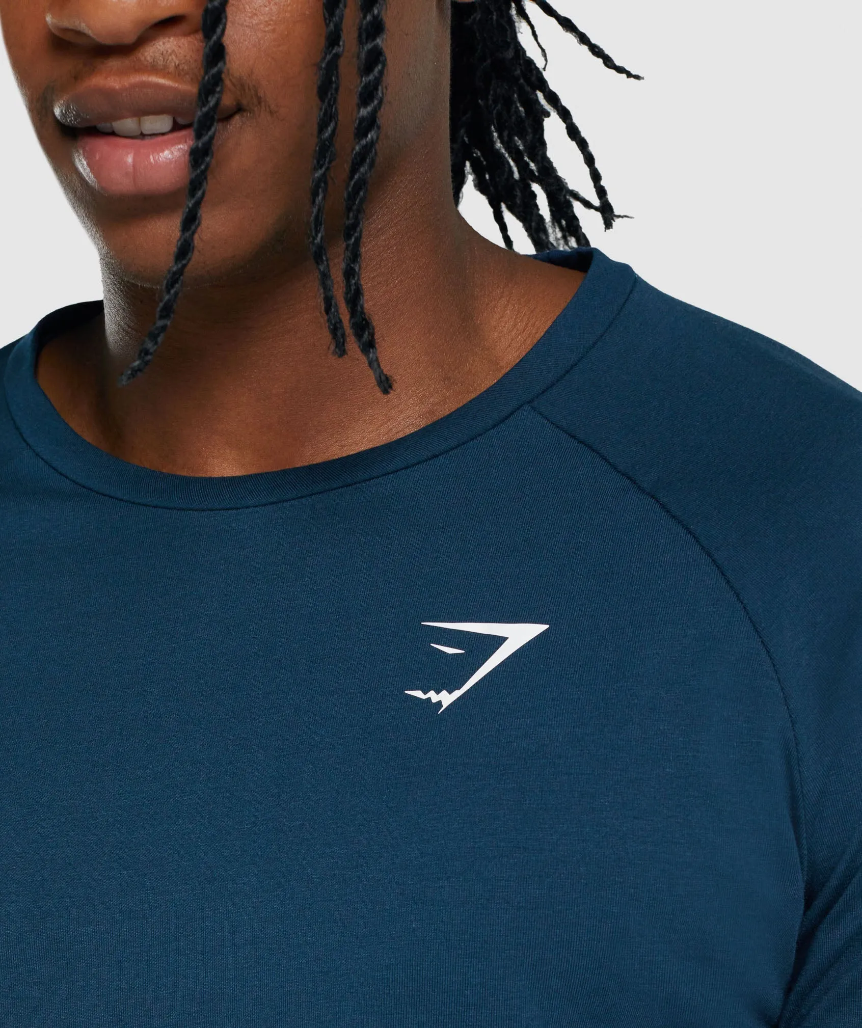 Gymshark Critical 2.0 Long Sleeve T-Shirt - Navy sold by Gymshark product image thumbnail 5