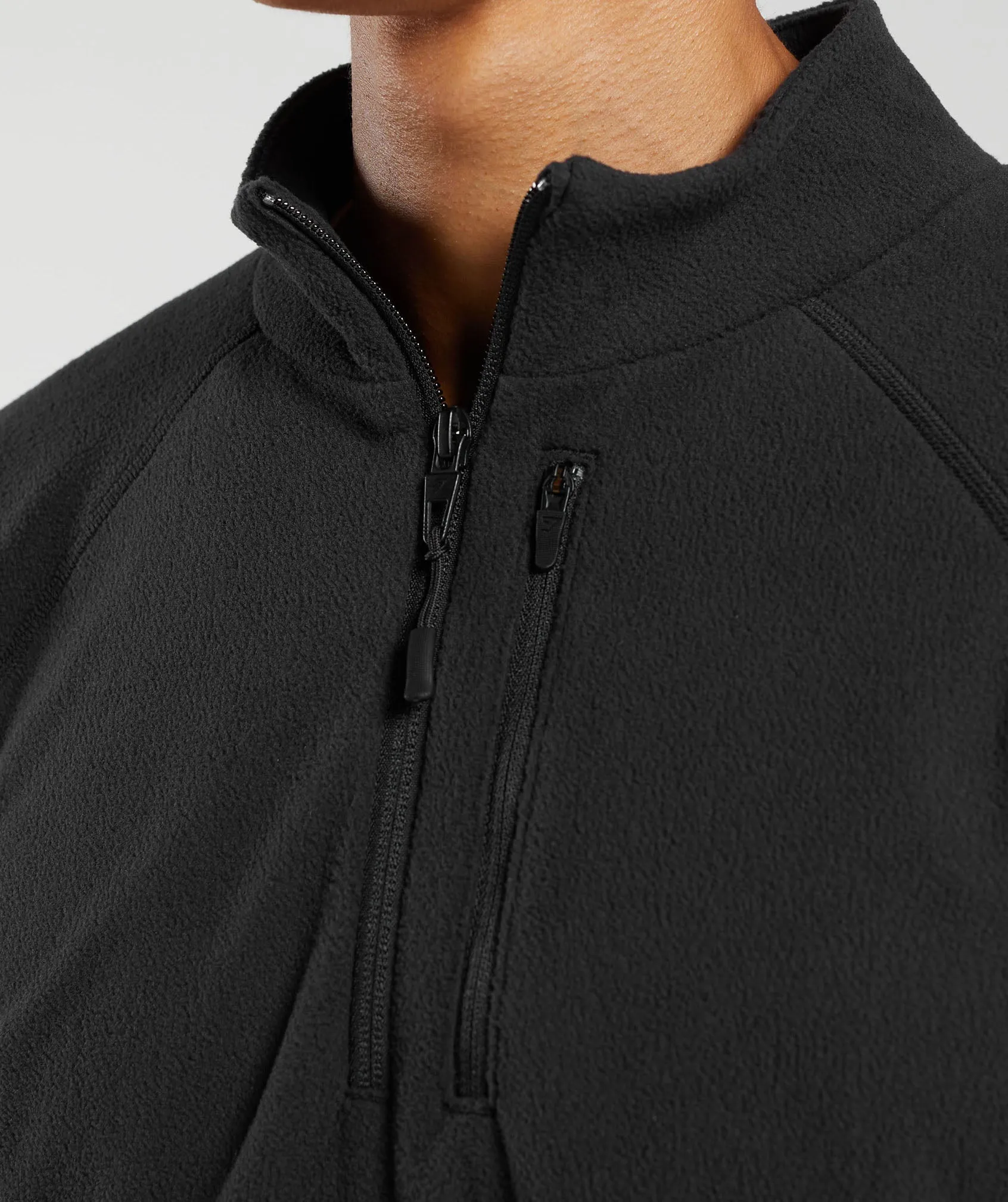 Gymshark Fleece 1/4 Zip - Black sold by Gymshark product image thumbnail 5