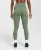 Gymshark Adapt Fleck Seamless Leggings - Dusk Green/Light Sage Green sold by Gymshark