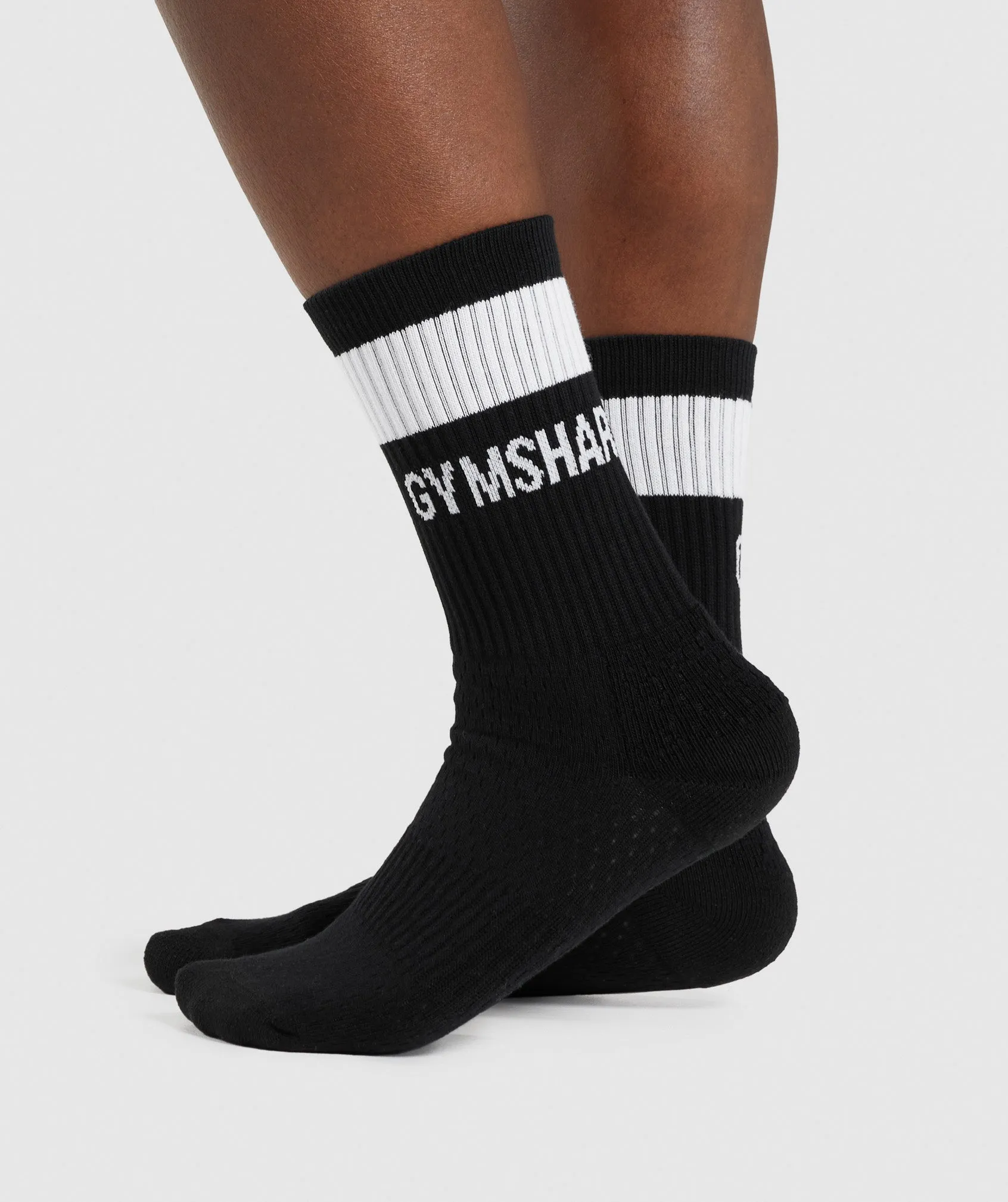 Gymshark Premium Logo Crew Socks - Black sold by Gymshark product image thumbnail 5