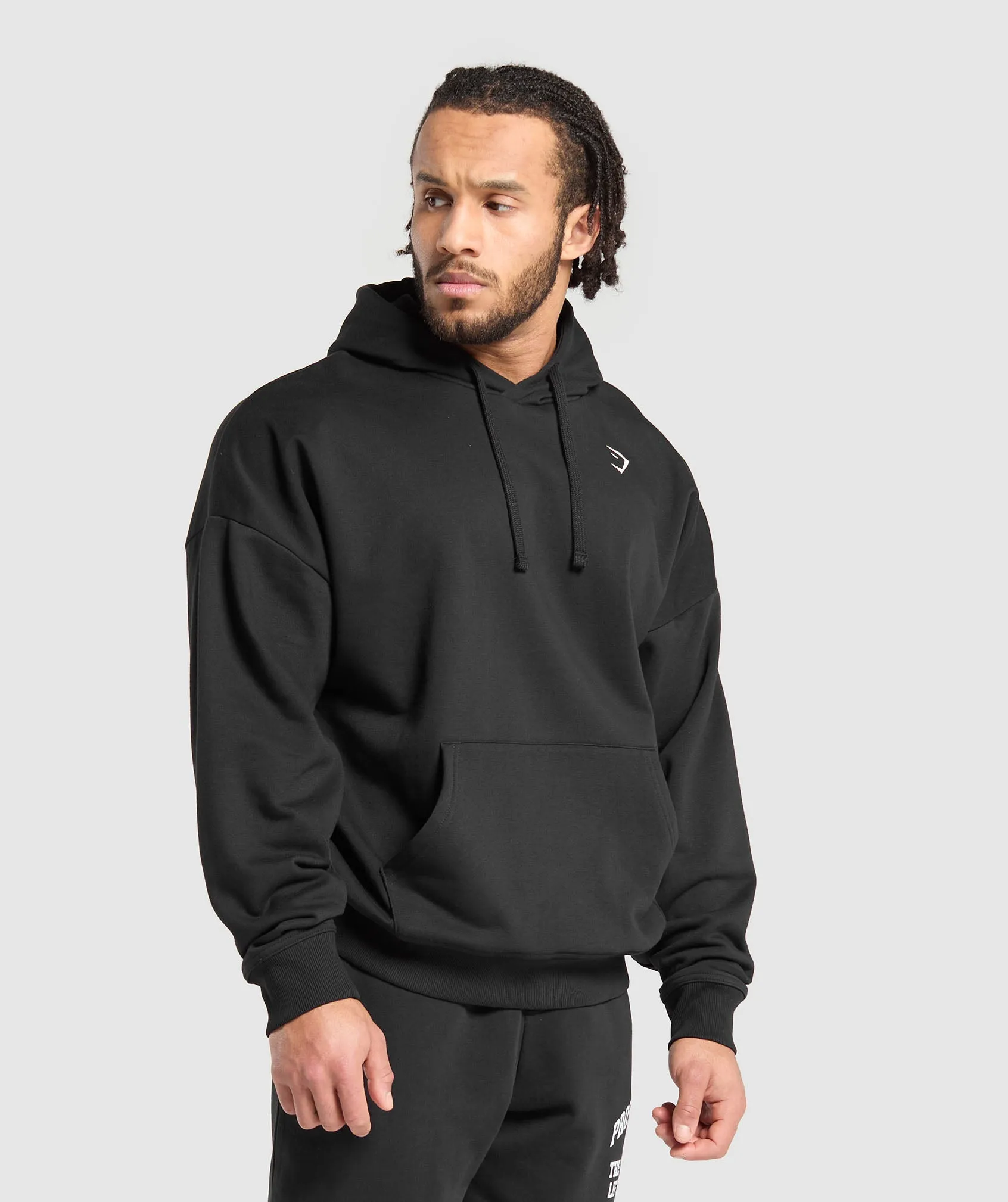 Gymshark Heavy Duty Apparel Hoodie - Black sold by Gymshark product image thumbnail 3