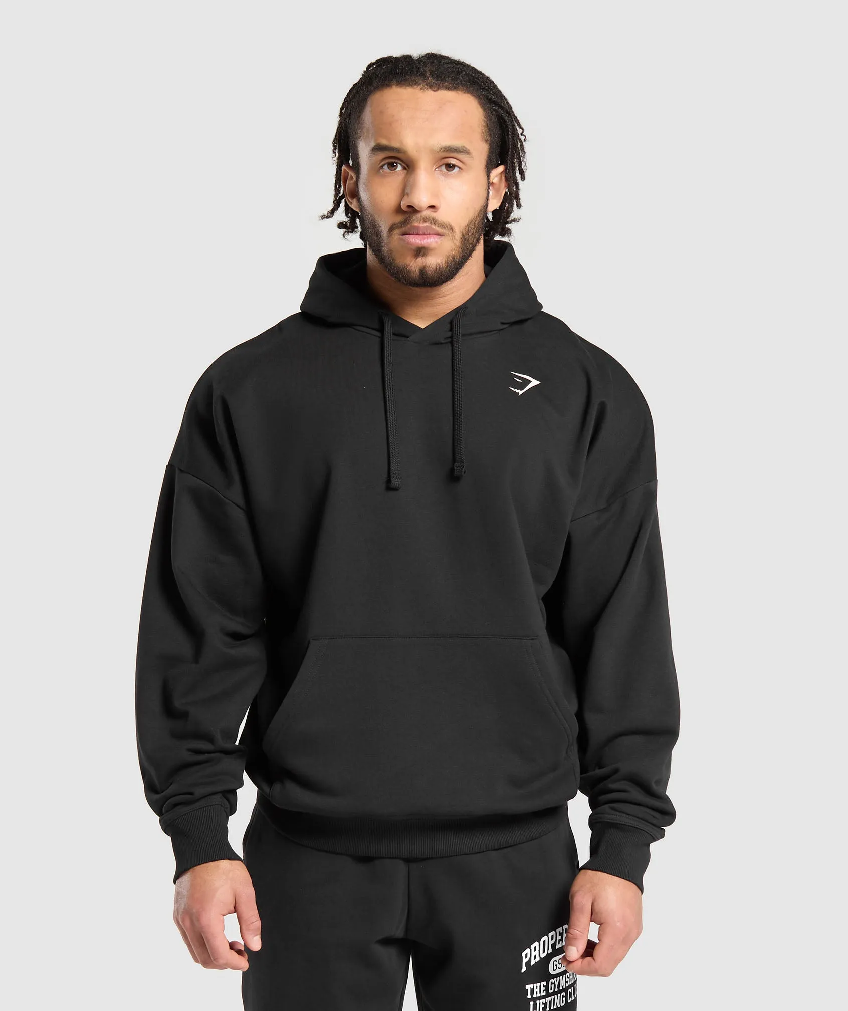Gymshark Heavy Duty Apparel Hoodie - Black sold by Gymshark product image thumbnail 2