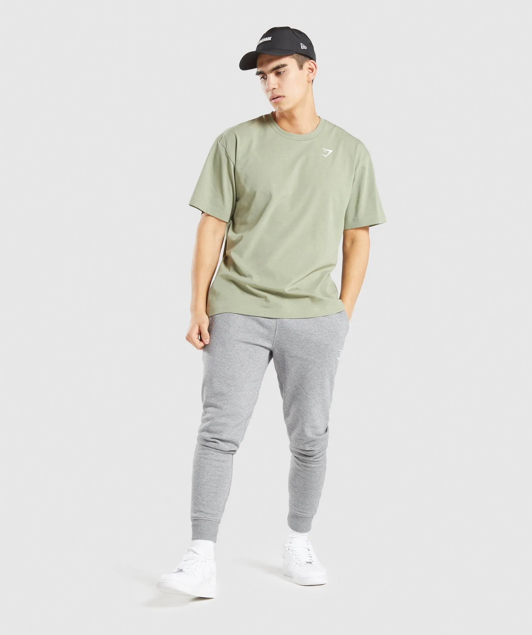 Gymshark Essential Oversized T-Shirt - Light Green sold by Gymshark product image thumbnail 4