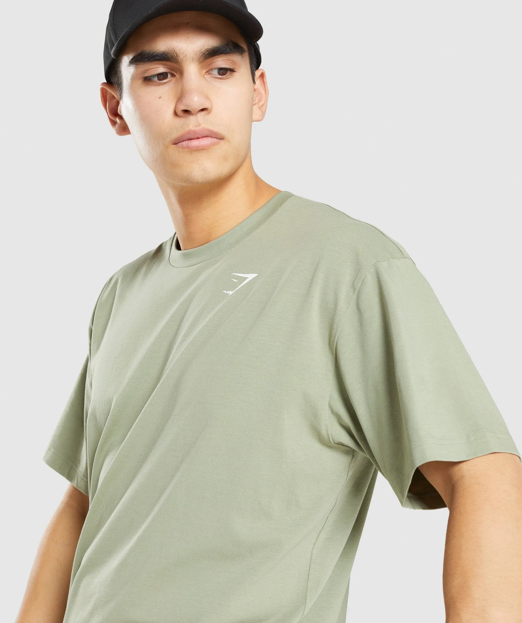 Gymshark Essential Oversized T-Shirt - Light Green sold by Gymshark product image thumbnail 5