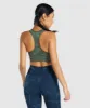 Gymshark Adapt Camo Seamless Racer Back Sports Bra - Savanna | Green sold by Gymshark