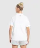 Gymshark Love Hearts Oversized T-Shirt - White sold by Gymshark