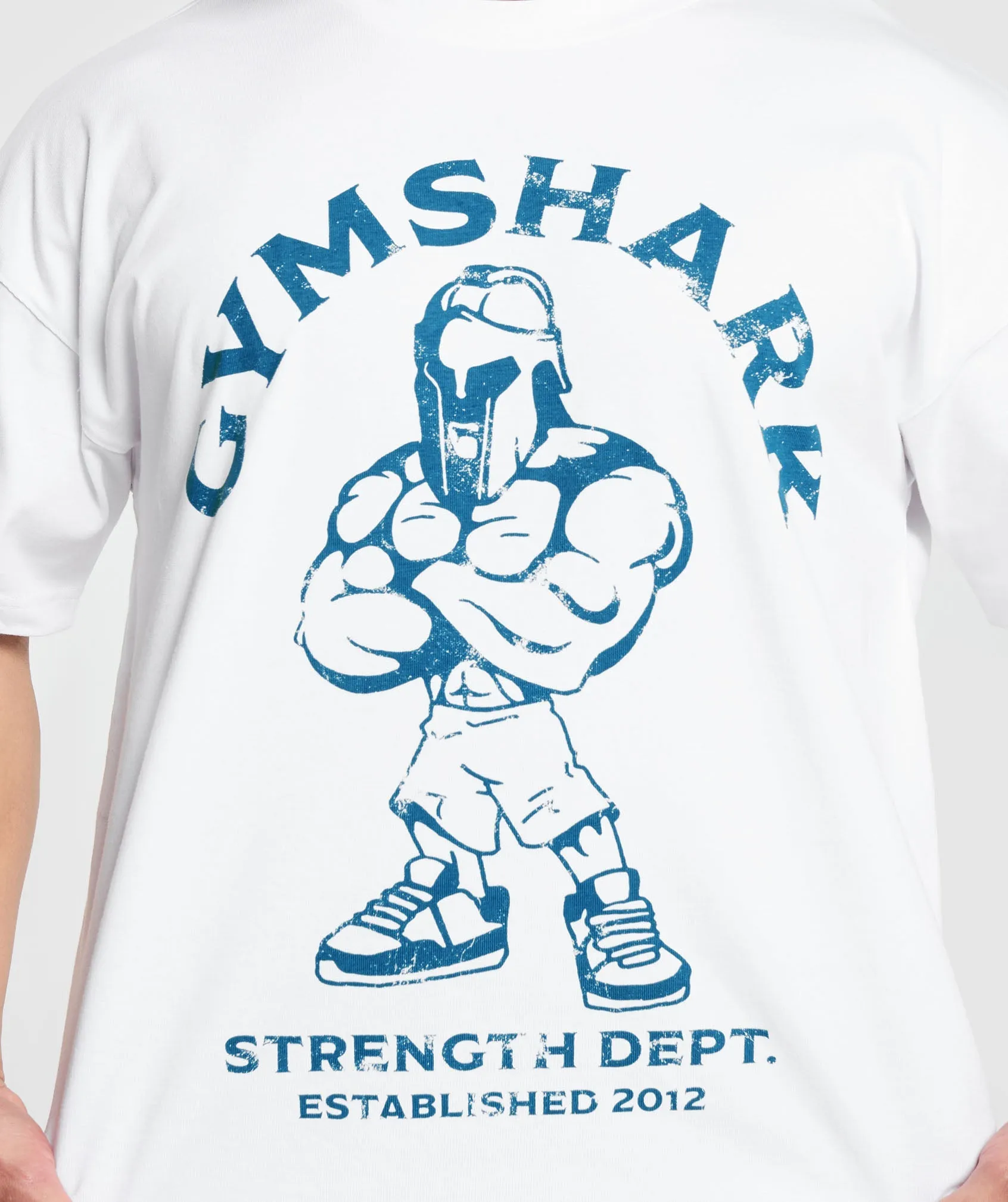 Gymshark Spartan T-Shirt - White sold by Gymshark product image thumbnail 5