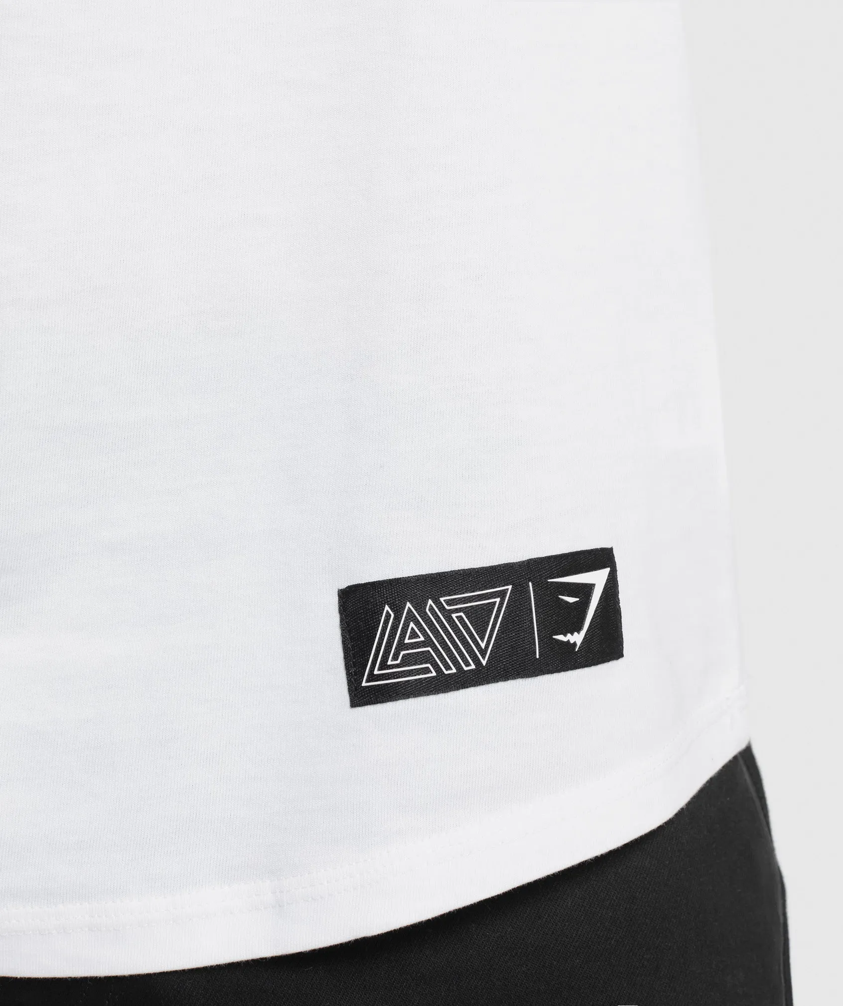 GS x David Laid T-Shirt - White sold by Gymshark product image thumbnail 3