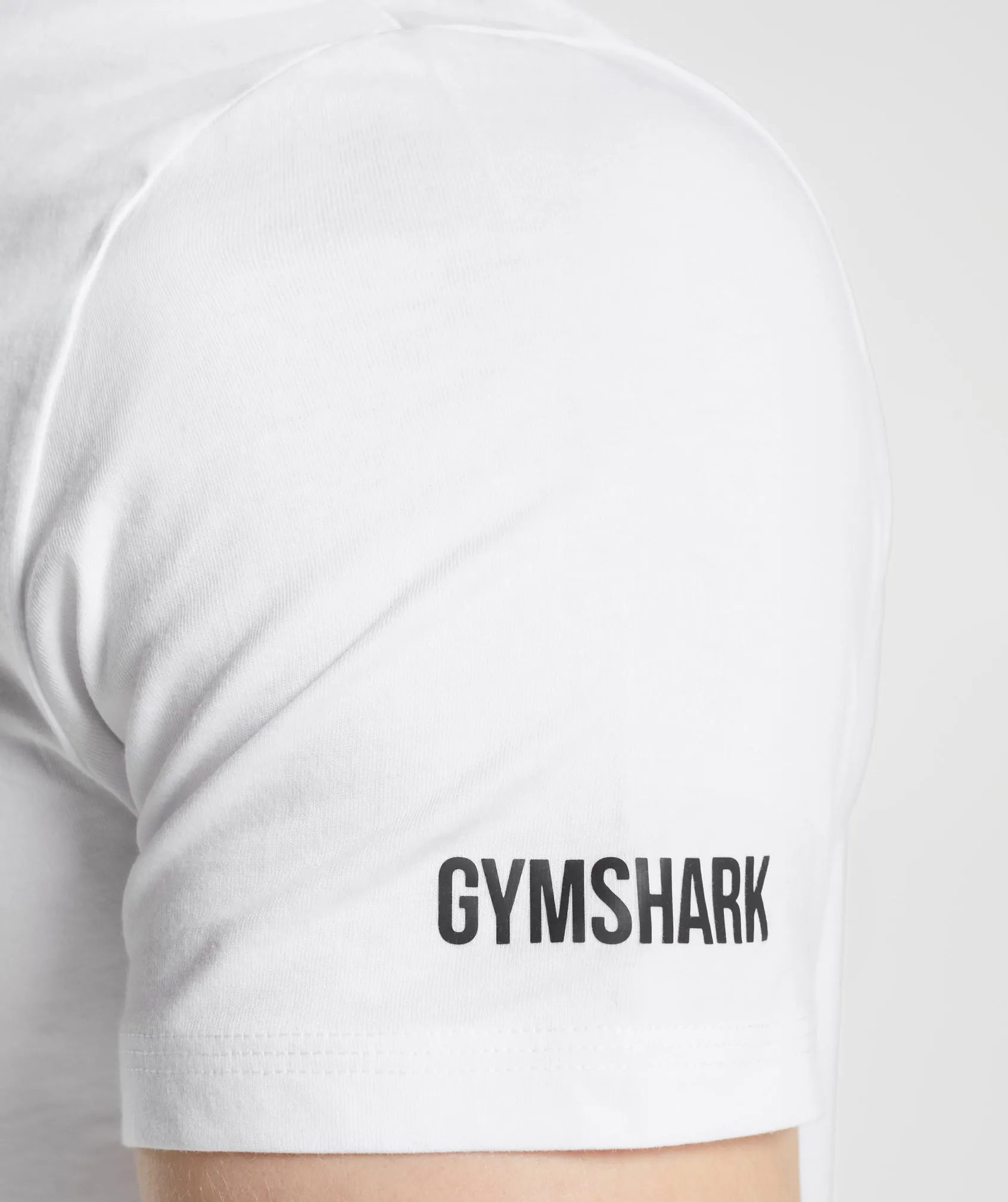 GS x David Laid T-Shirt - White sold by Gymshark product image thumbnail 5
