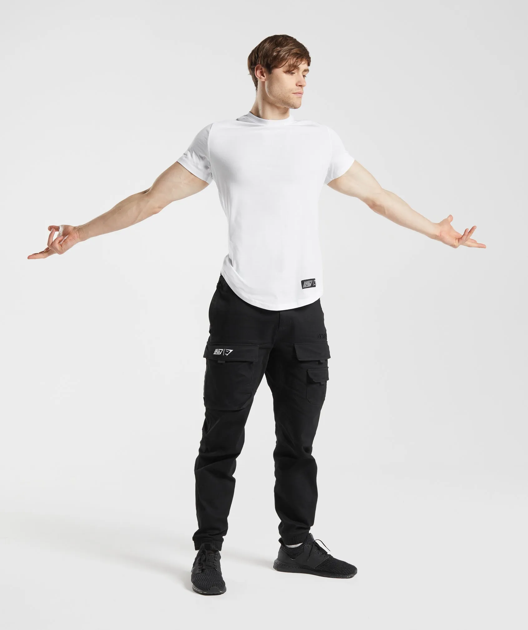 GS x David Laid T-Shirt - White sold by Gymshark product image thumbnail 4