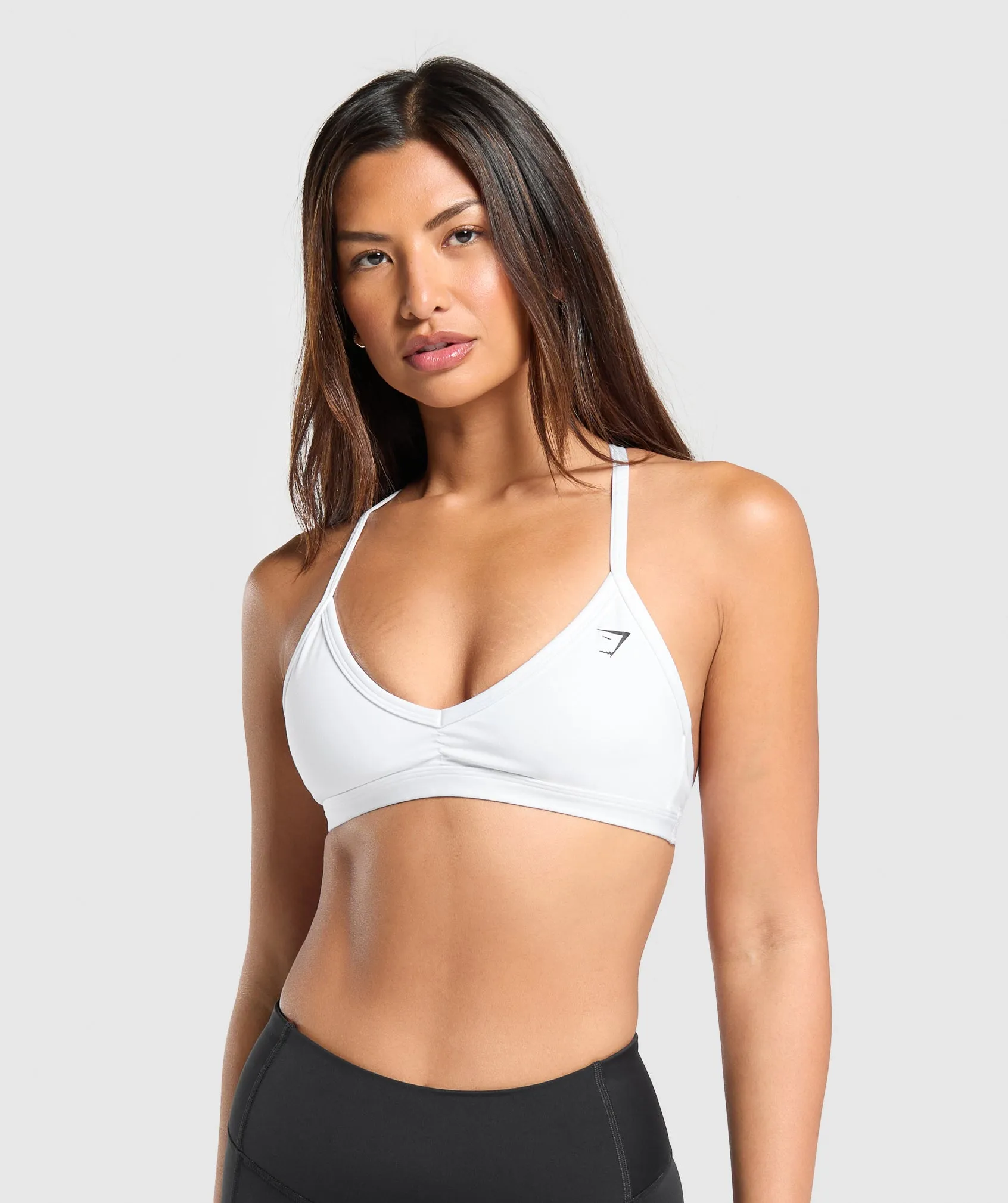 Gymshark Minimal Sports Bra - White sold by Gymshark