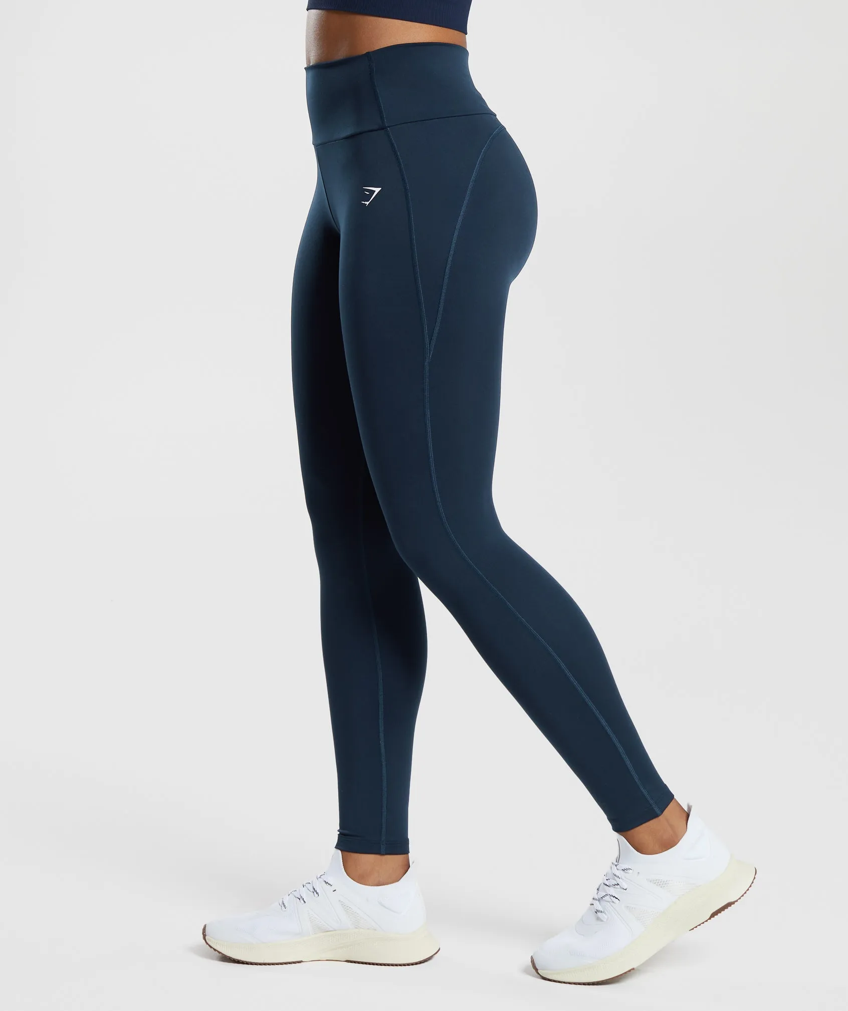 Gymshark Everyday Contour Leggings - Navy sold by Gymshark product image thumbnail 3
