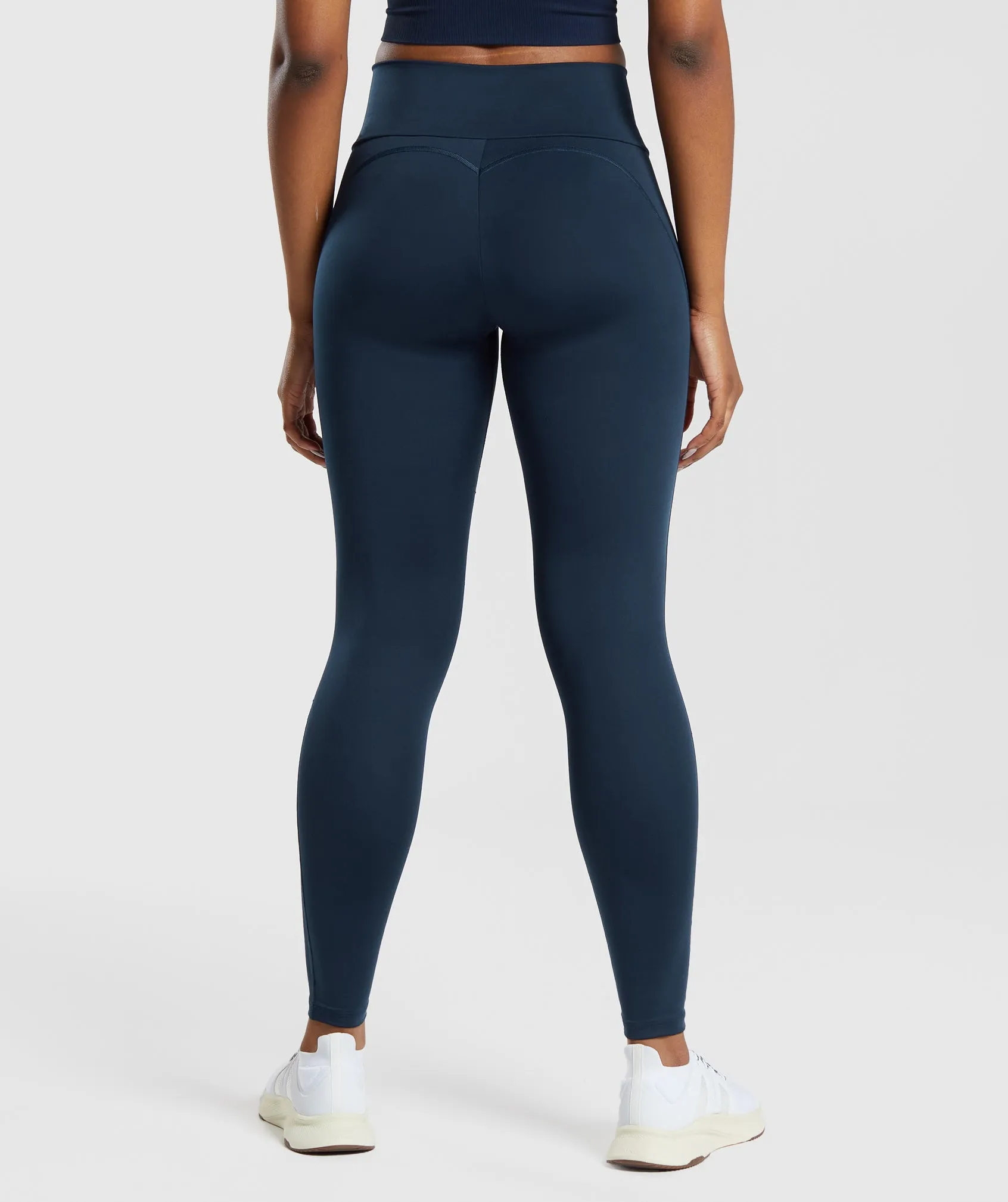 Gymshark Everyday Contour Leggings - Navy sold by Gymshark product image thumbnail 2