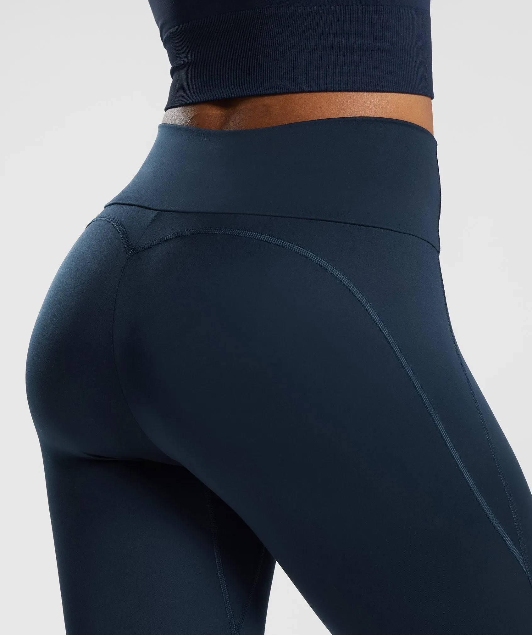 Gymshark Everyday Contour Leggings - Navy sold by Gymshark product image thumbnail 4