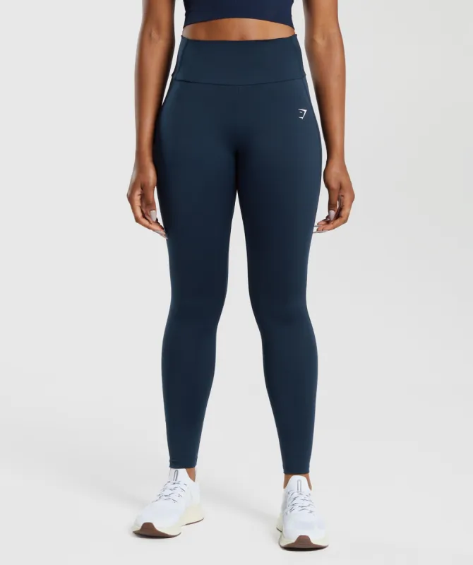 Gymshark Everyday Contour Leggings - Navy sold by Gymshark
