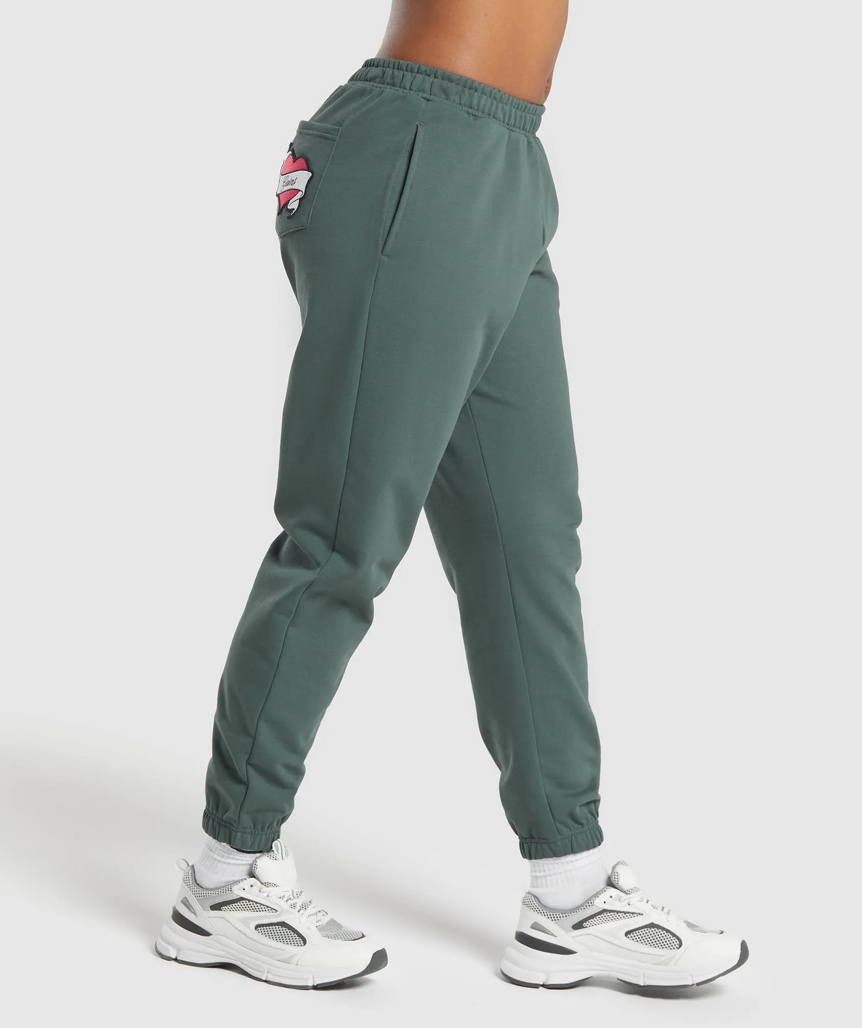 Gymshark Tattoo Joggers - Slate Teal sold by Gymshark product image thumbnail 3