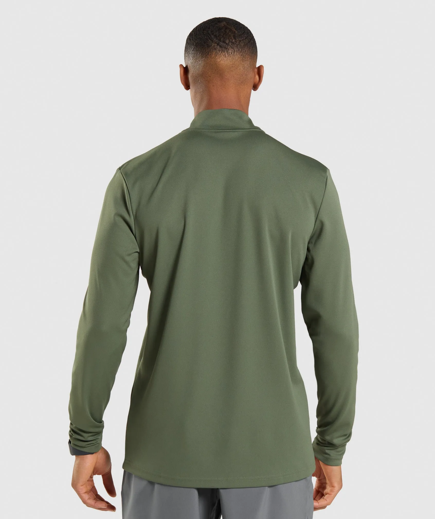 Gymshark Arrival 1/4 Zip Pullover - Core Olive sold by Gymshark product image thumbnail 2