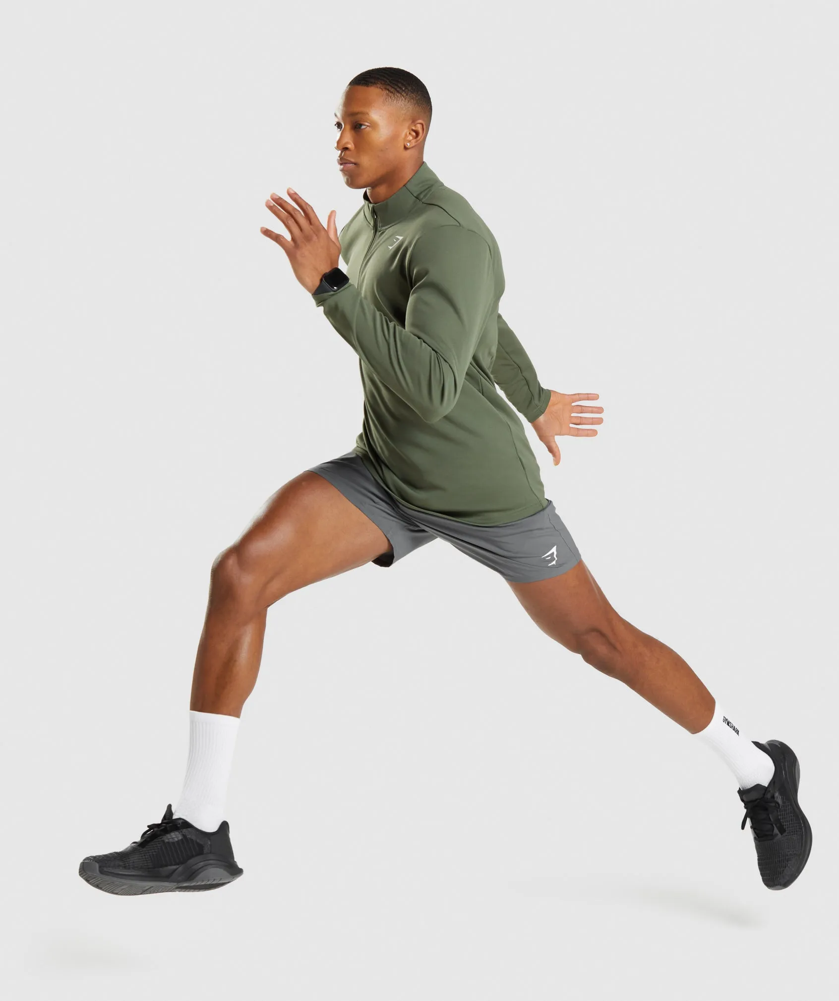 Gymshark Arrival 1/4 Zip Pullover - Core Olive sold by Gymshark product image thumbnail 4