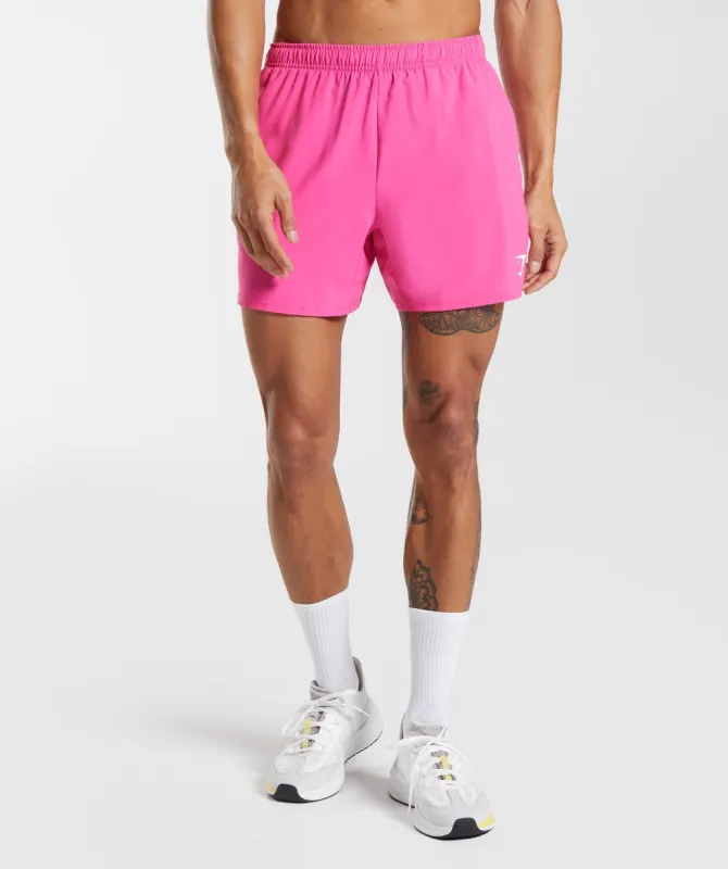 Gymshark Arrival 5" Shorts - Bright Fuchsia sold by Gymshark