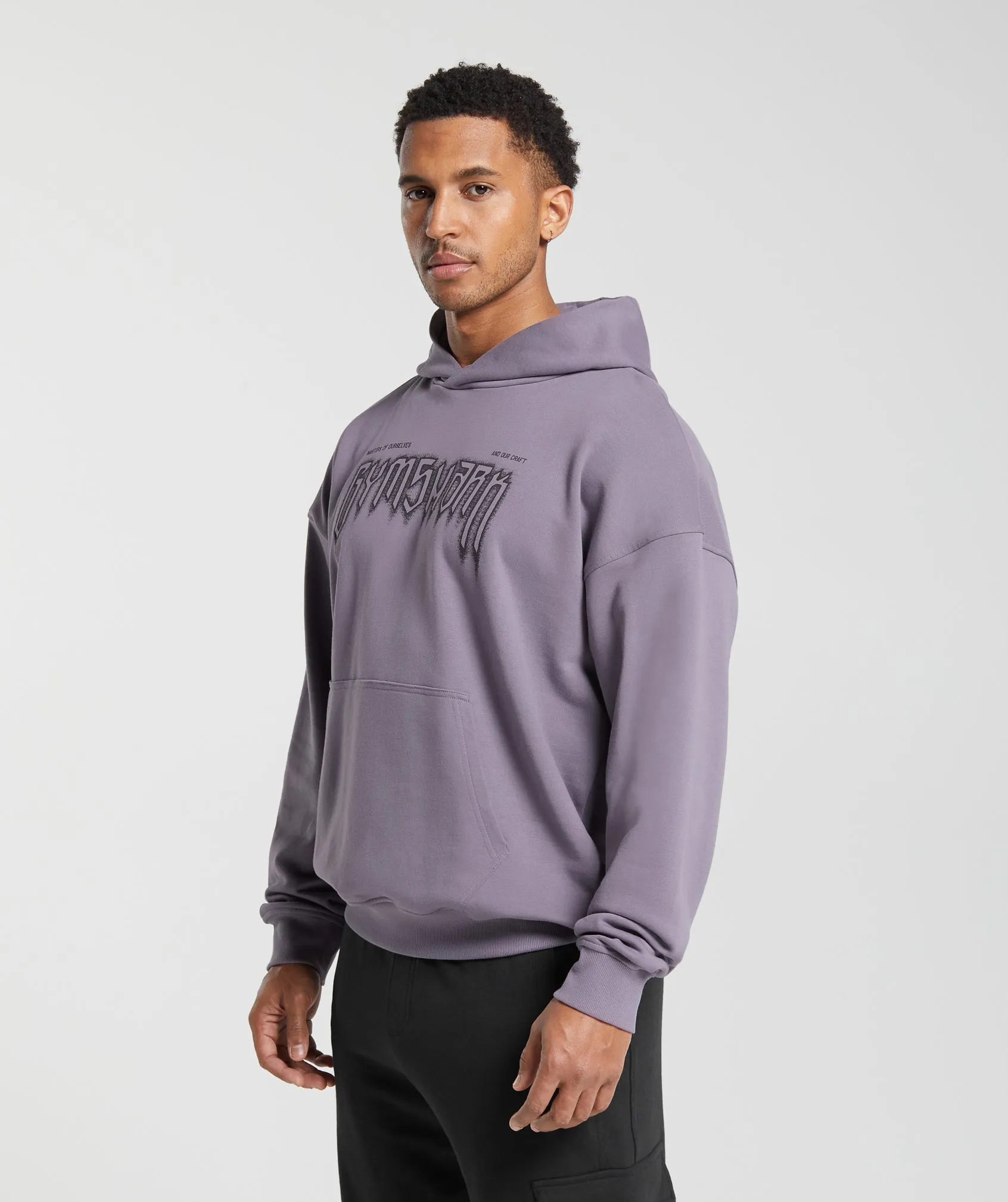 Gymshark Masters of Our Craft Hoodie - Fog Purple sold by Gymshark product image thumbnail 3