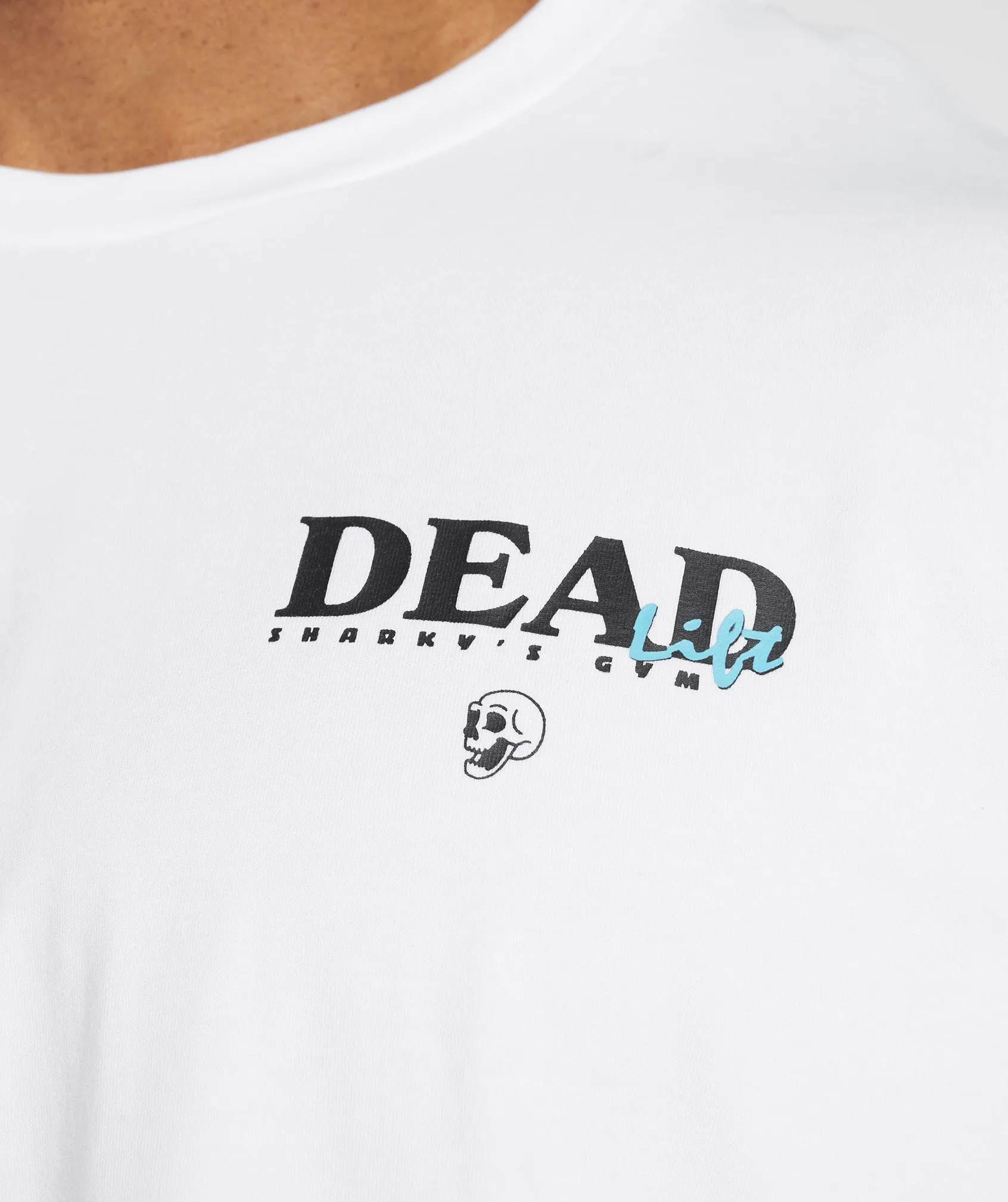 Gymshark Dead Lift T-Shirt - White sold by Gymshark product image thumbnail 3