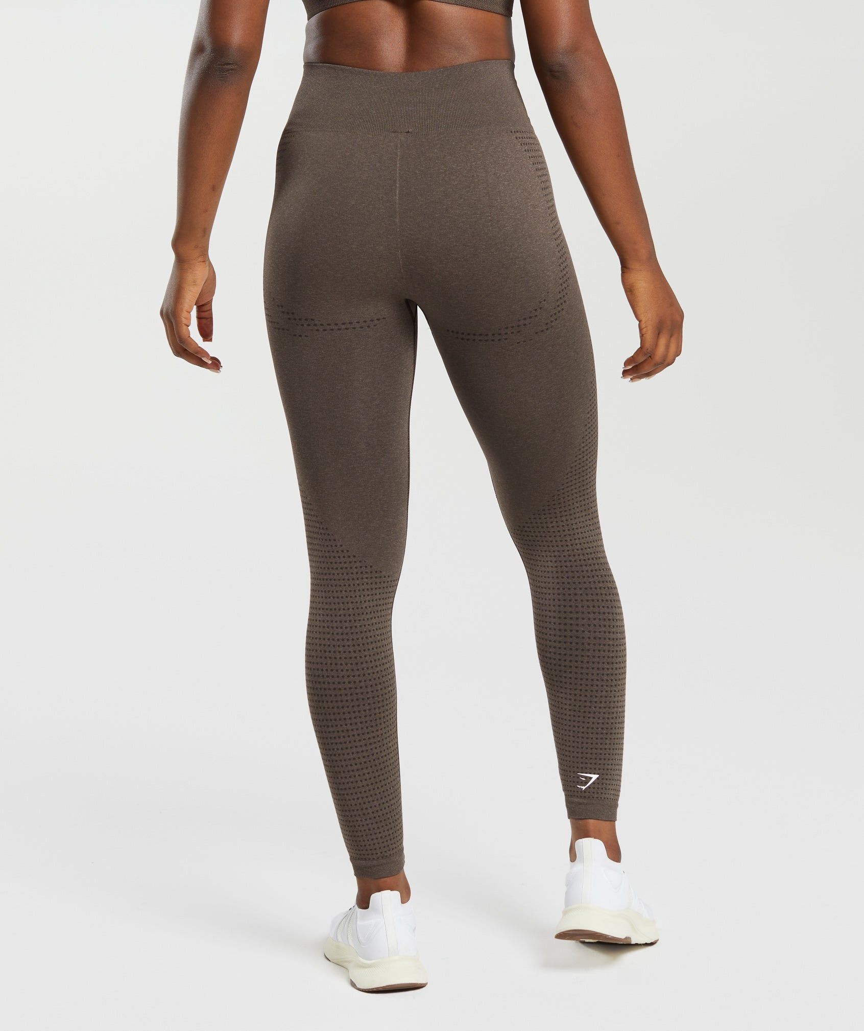 Gymshark Vital Seamless 2.0 Leggings - Brown Marl sold by Gymshark product image thumbnail 2