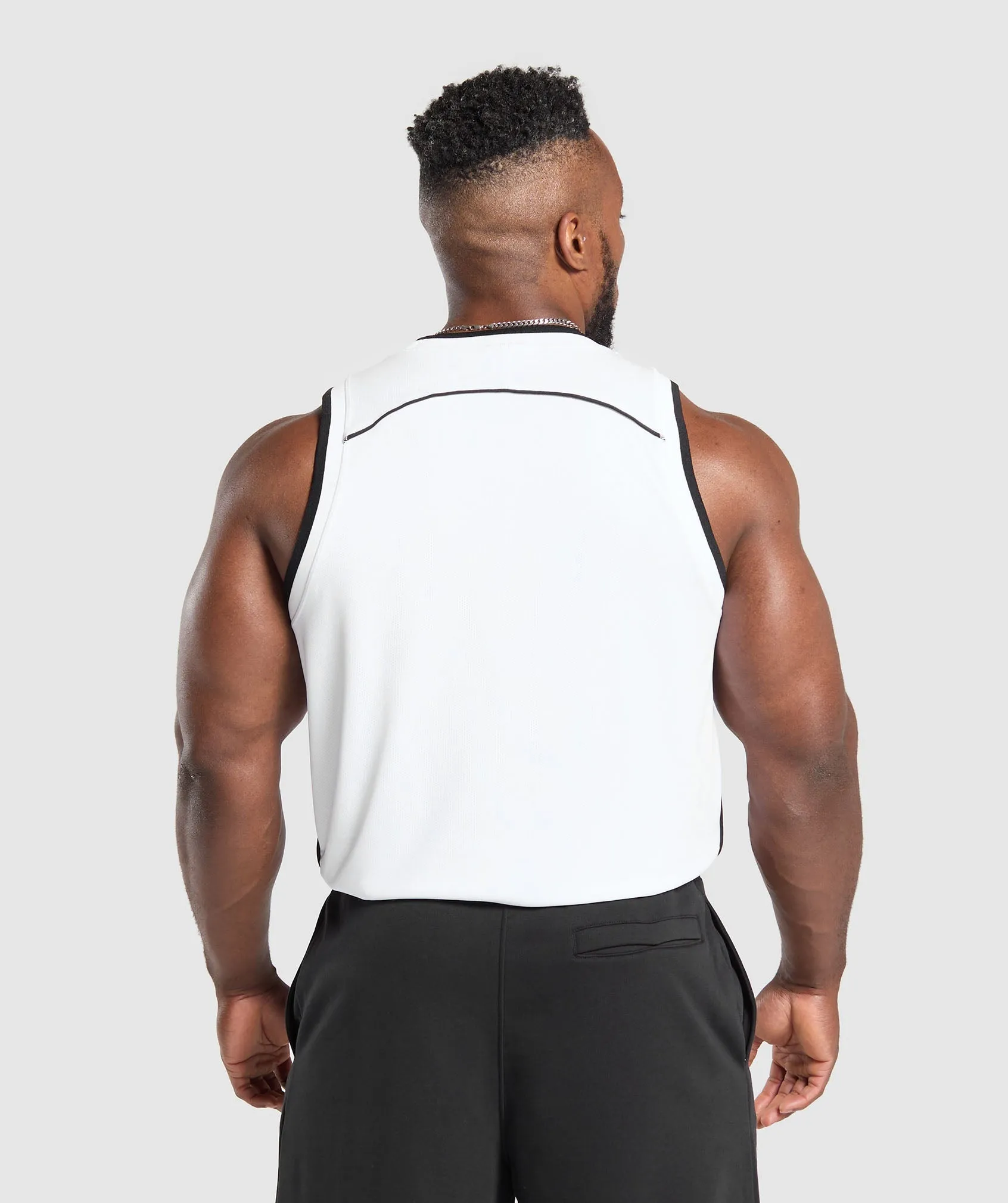 Gymshark Mesh Tank - White sold by Gymshark product image thumbnail 2