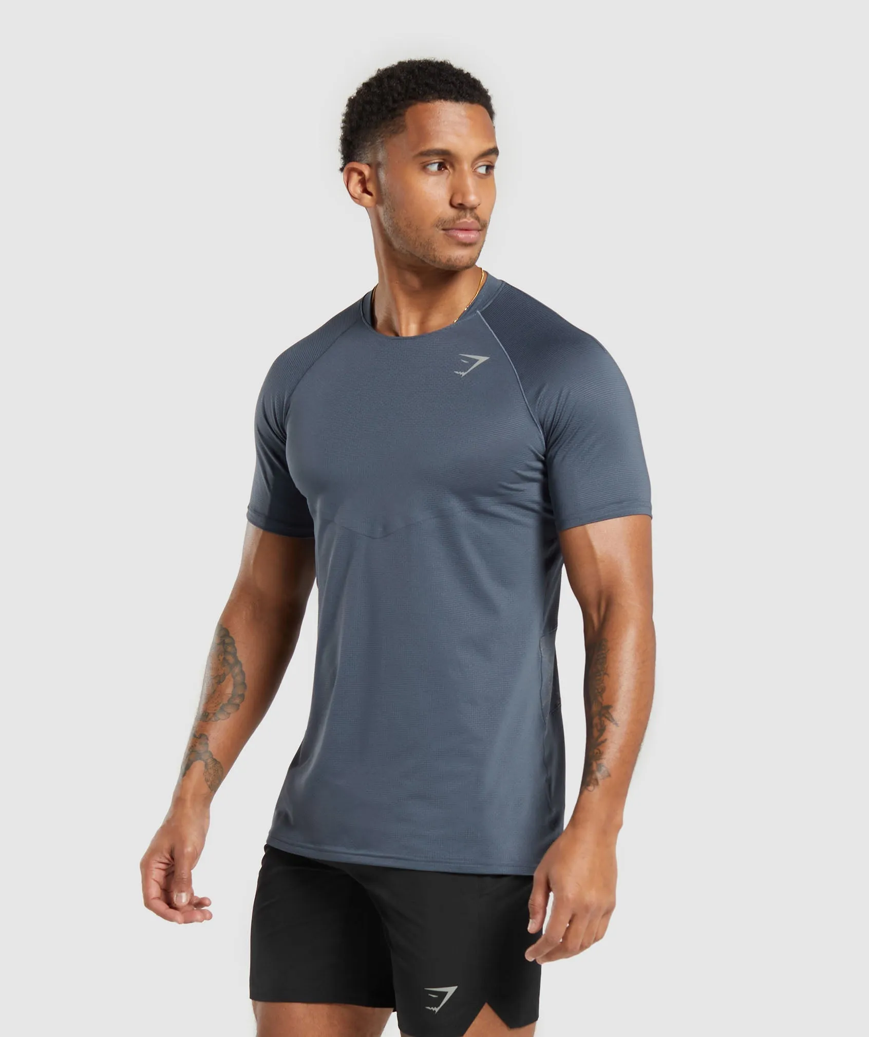 Gymshark Speed T-Shirt - Titanium Blue sold by Gymshark product image thumbnail 3
