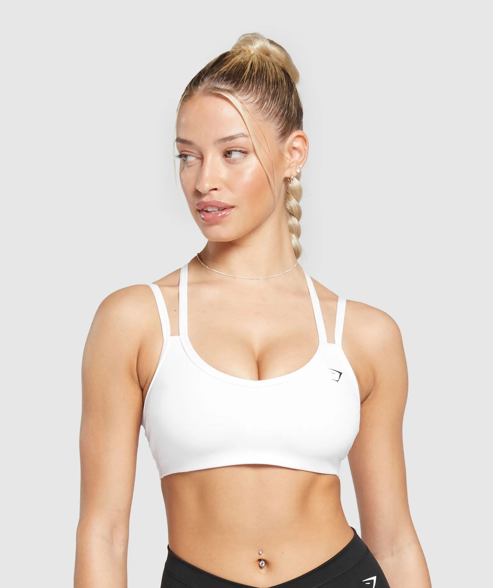Gymshark Strap Feature Sports Bra - White sold by Gymshark product image thumbnail 2