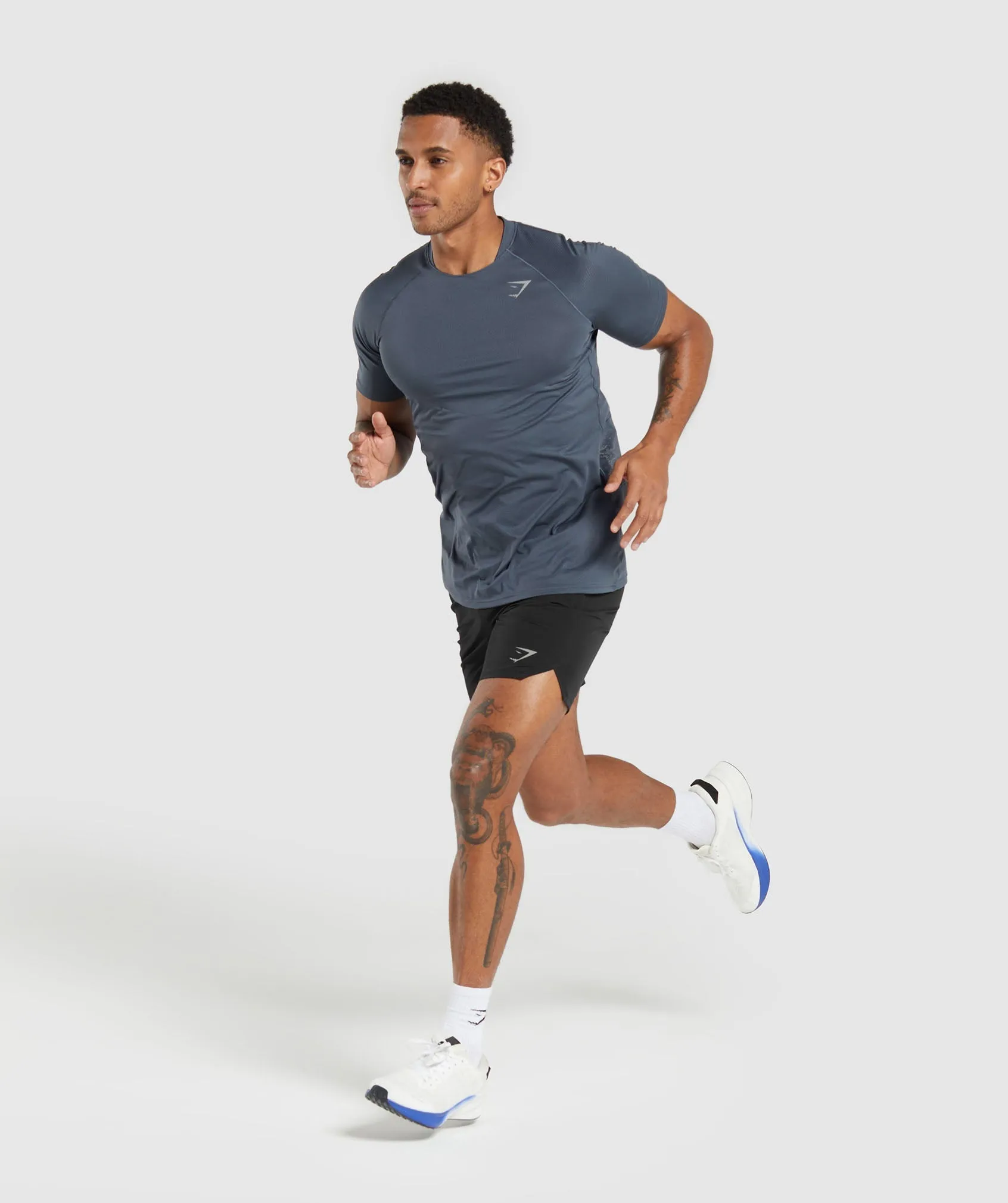 Gymshark Speed T-Shirt - Titanium Blue sold by Gymshark product image thumbnail 4