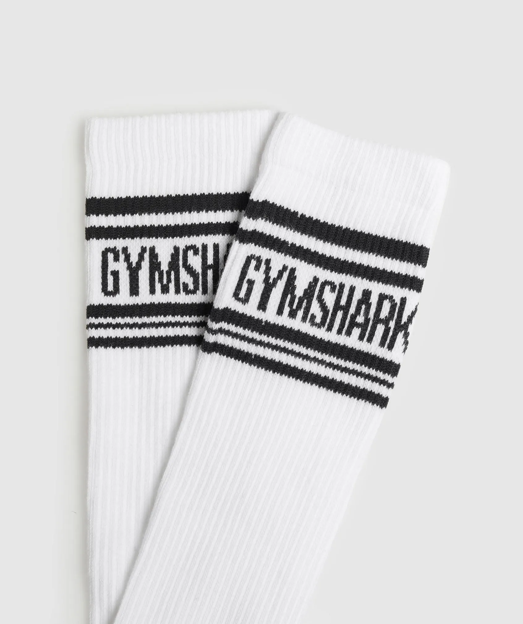 Gymshark Long Stripe Socks - White sold by Gymshark product image thumbnail 2