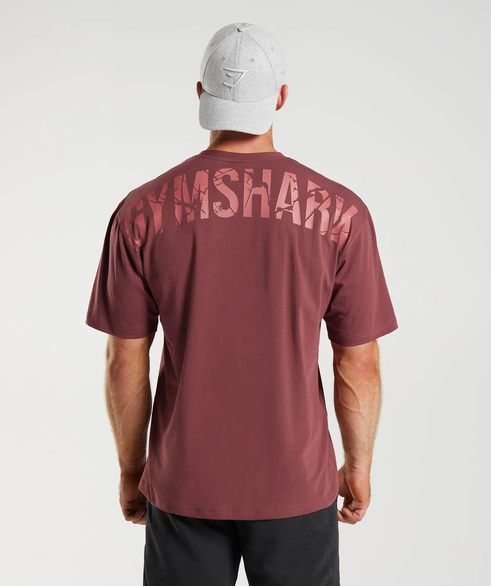 Gymshark Power T-Shirt - Cherry Brown sold by Gymshark