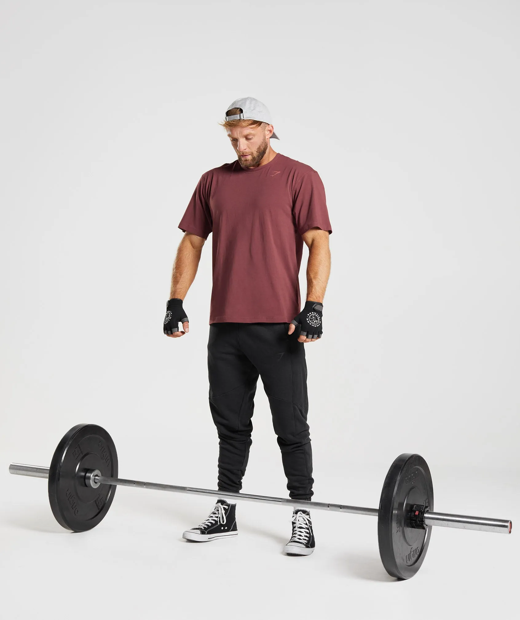 Gymshark Power T-Shirt - Cherry Brown sold by Gymshark product image thumbnail 4