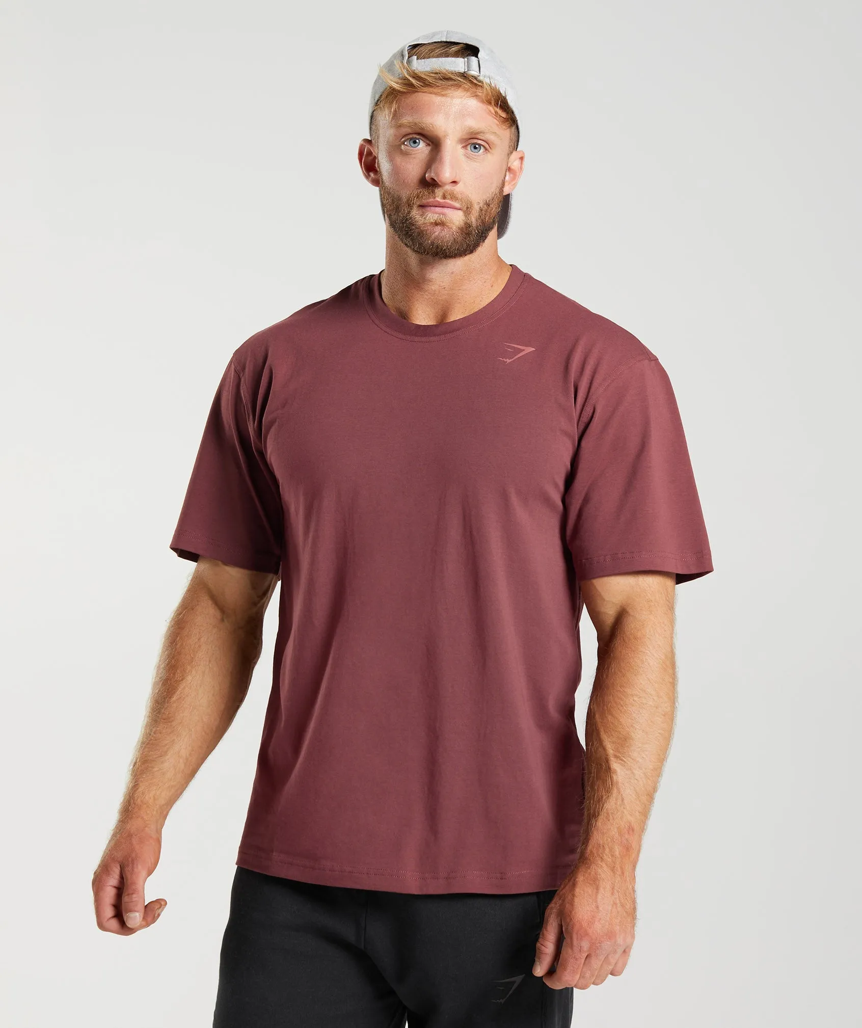Gymshark Power T-Shirt - Cherry Brown sold by Gymshark product image thumbnail 2