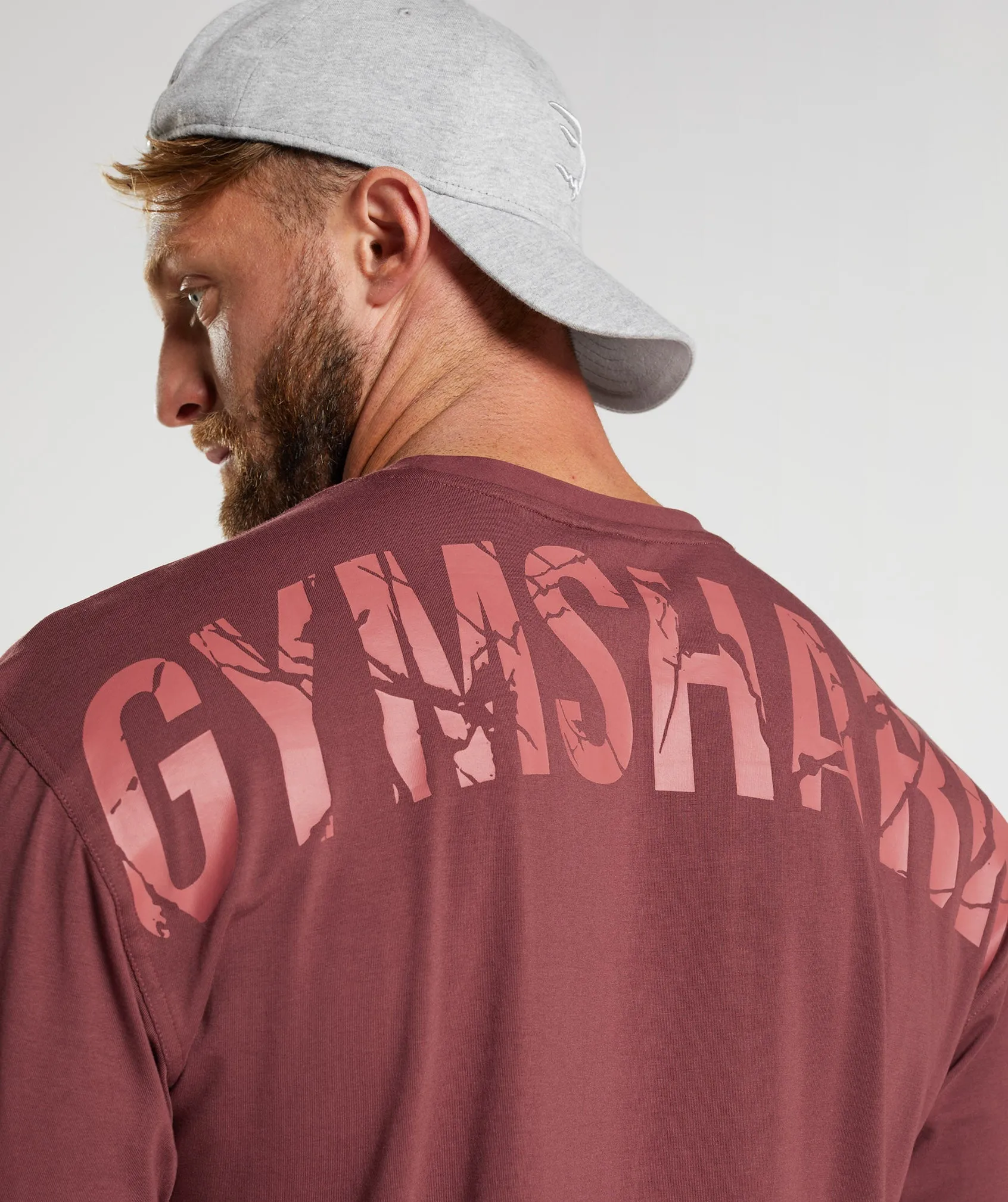 Gymshark Power T-Shirt - Cherry Brown sold by Gymshark product image thumbnail 3
