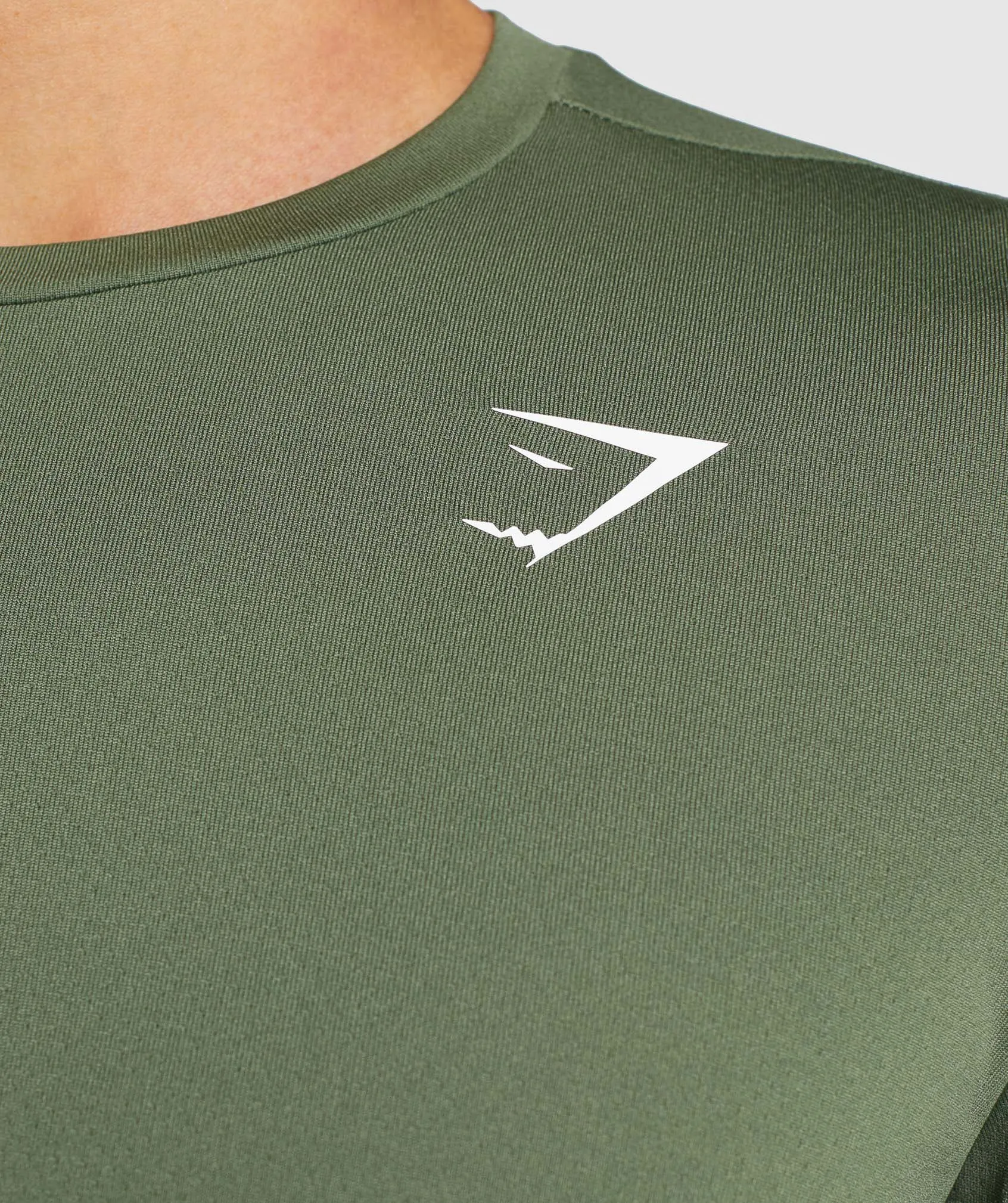 Gymshark Arrival Long Sleeve T-Shirt - Core Olive sold by Gymshark product image thumbnail 5