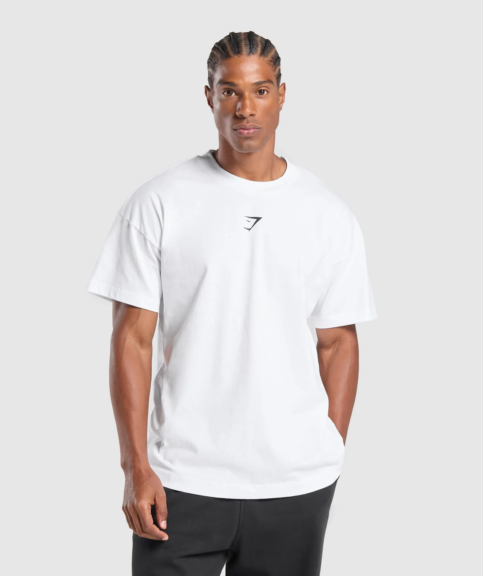Gymshark British Lifting Goods Graphic T-Shirt - White sold by Gymshark product image thumbnail 2