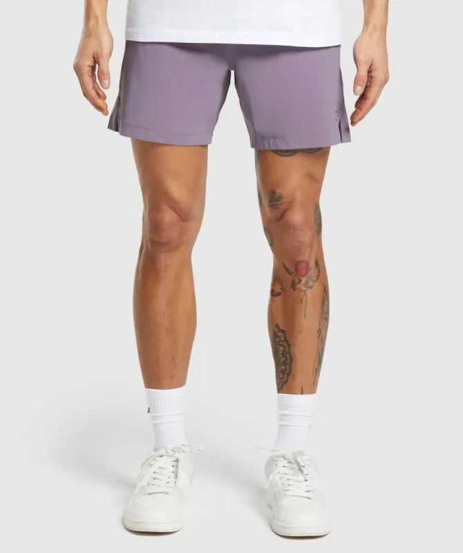 Gymshark Hybrid 6" Shorts - Fog Purple sold by Gymshark