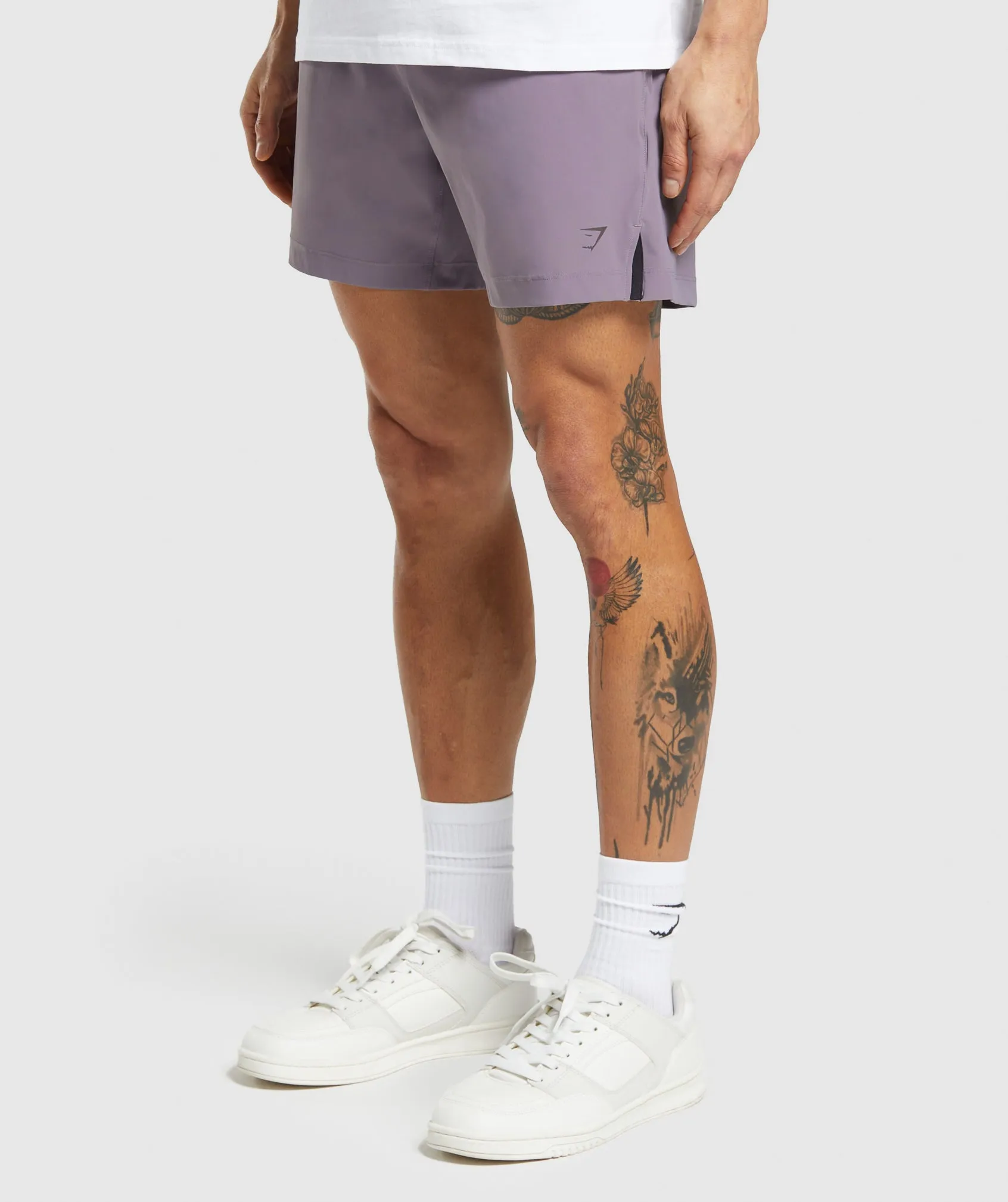 Gymshark Hybrid 6" Shorts - Fog Purple sold by Gymshark product image thumbnail 3