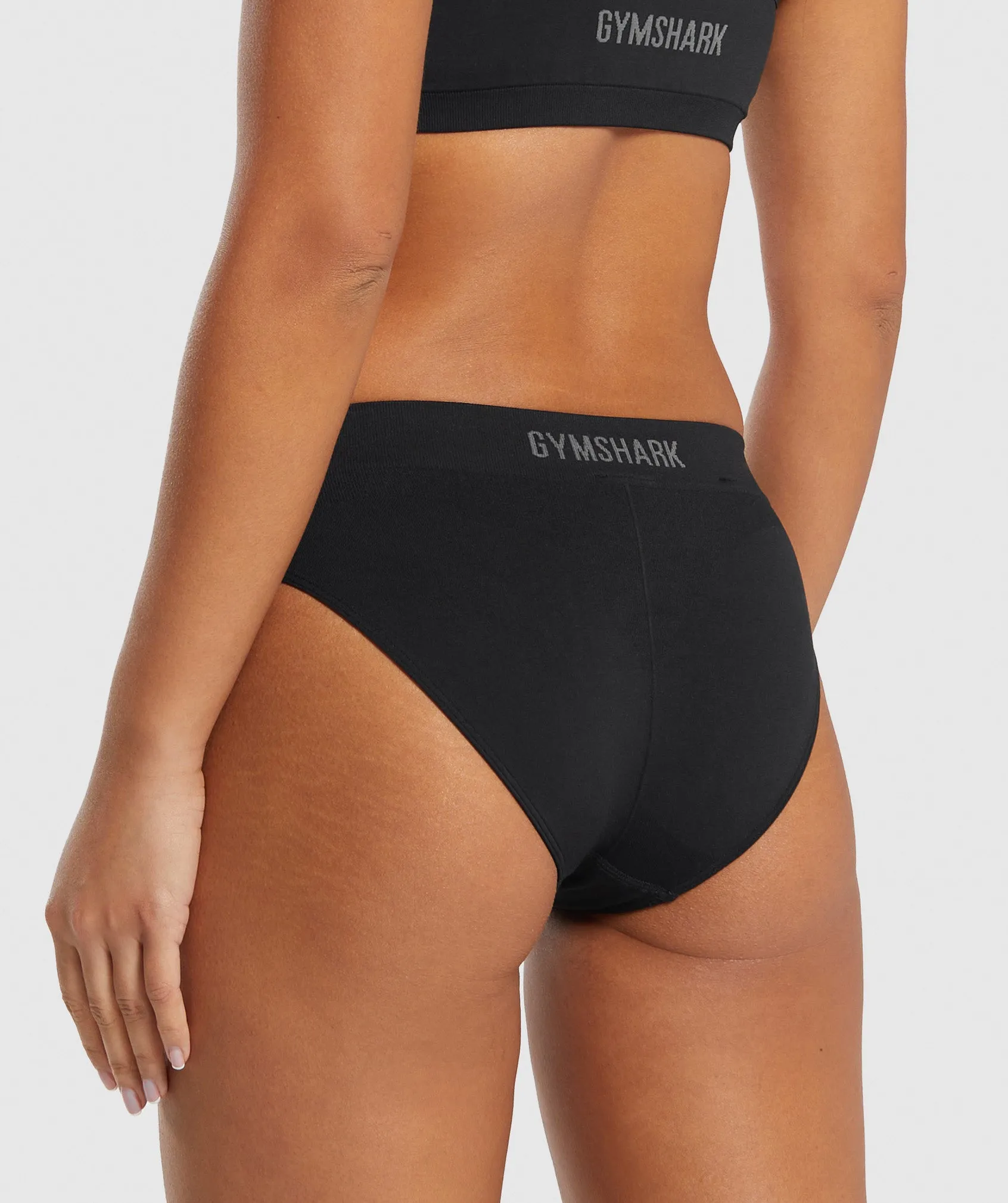 Gymshark Seamless Brief - Black sold by Gymshark product image thumbnail 2