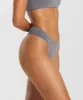 Gymshark Cotton Dipped Front Thong - Brushed Grey sold by Gymshark