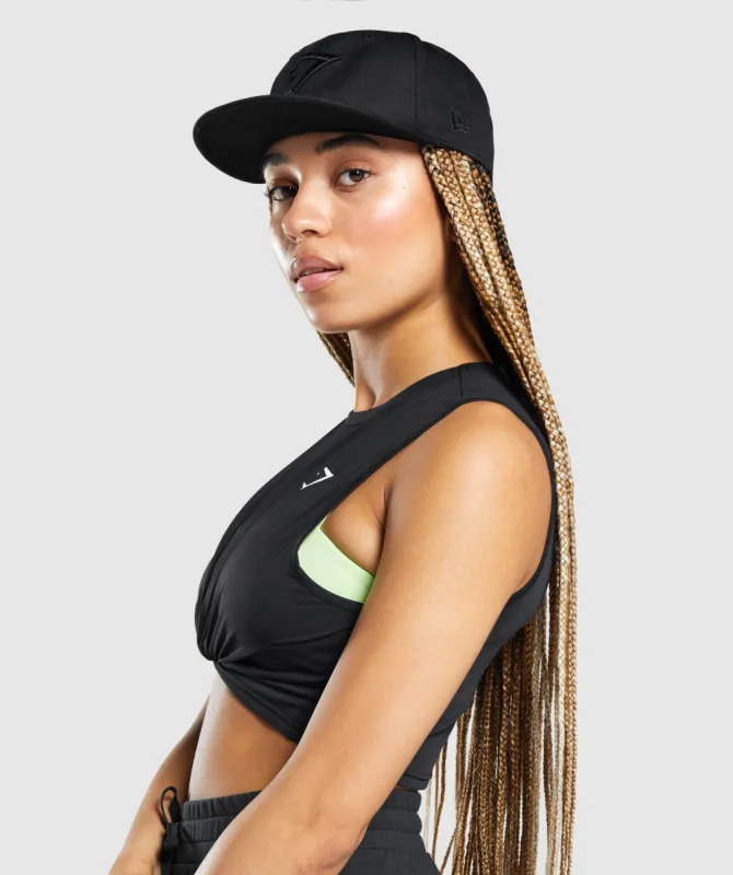 Gymshark New Era 9Fifty Snapback - Black made by Gymshark