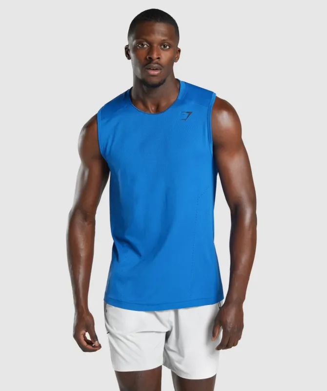 Gymshark Apex Tank - Blue sold by Gymshark