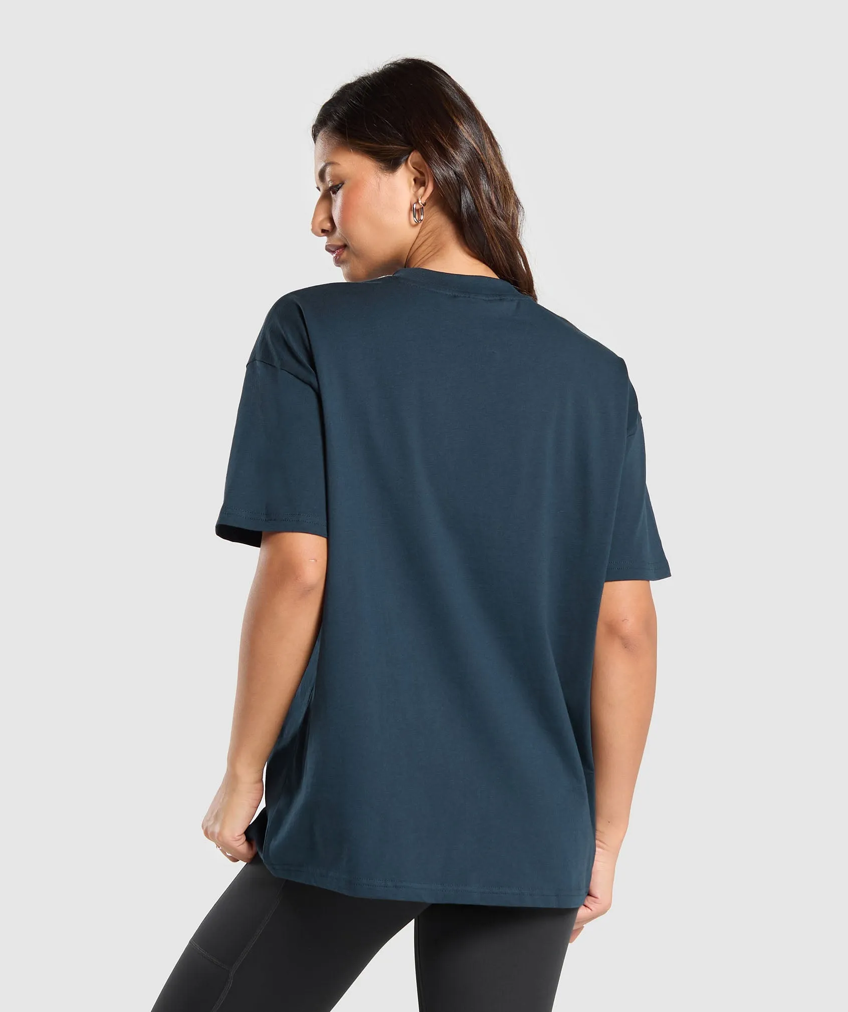 Gymshark Training Oversized T-Shirt - Navy sold by Gymshark product image thumbnail 4