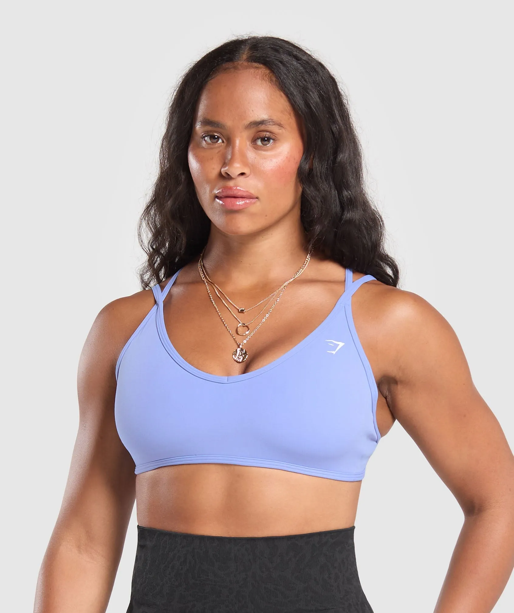 Gymshark Back Gains Sports Bra - Lift Blue sold by Gymshark product image thumbnail 2