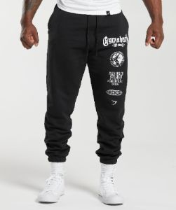 Gymshark Global Lifting Oversized Essential Pants - Black sold by Gymshark