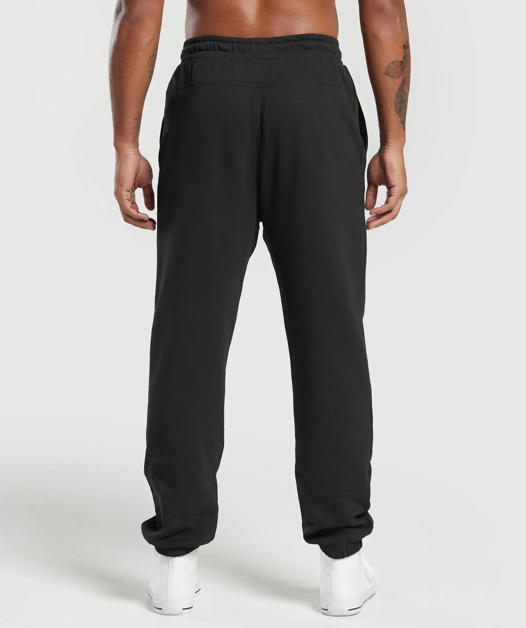 Gymshark Global Lifting Oversized Essential Joggers - Black sold by Gymshark product image thumbnail 3