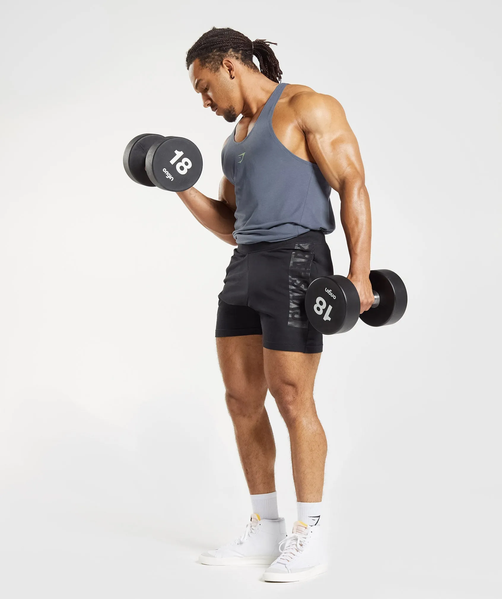 Gymshark Bold Stringer - Evening Blue sold by Gymshark product image thumbnail 4