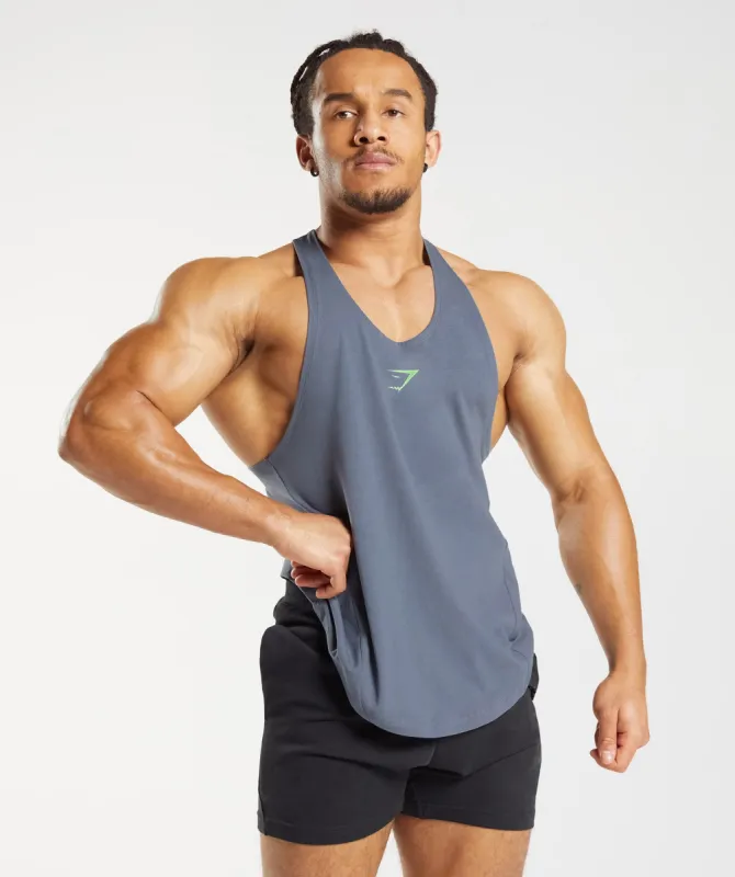 Gymshark Bold Stringer - Evening Blue sold by Gymshark